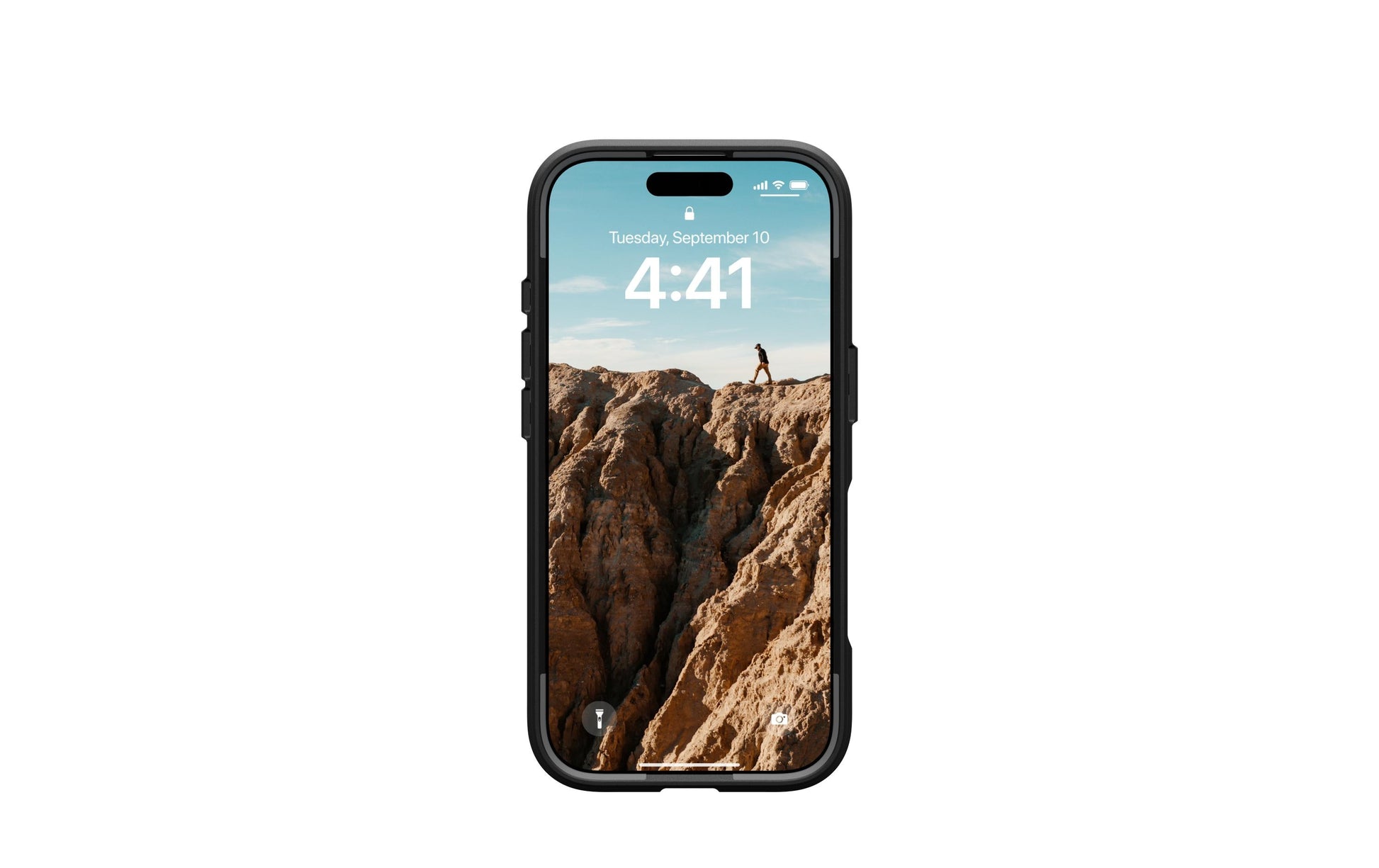 Urban Armor Gear Backcover Civilian – für Apple iPhone 16 Pro – navy – MagSafe-kompatibel
