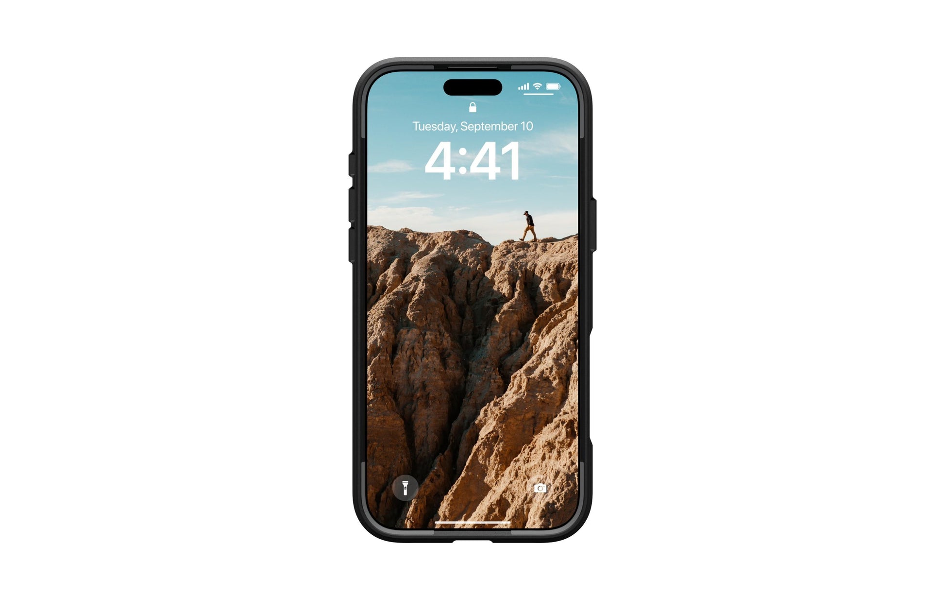 Urban Armor Gear UAG Civilian – Rückcover – für Apple iPhone 16 Pro Max – MagSafe, Kunststoff, Schwarz, bis 6 m sturzsicher