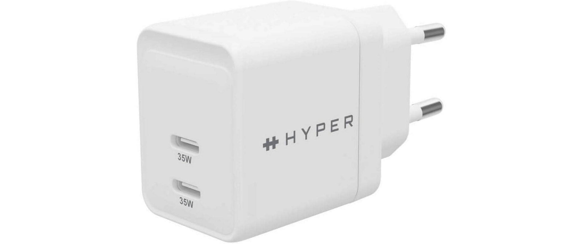 Hyper HyperJuice Ladegerät – 35 W, 1× USB-C, GaN – für USB-C-Geräte
