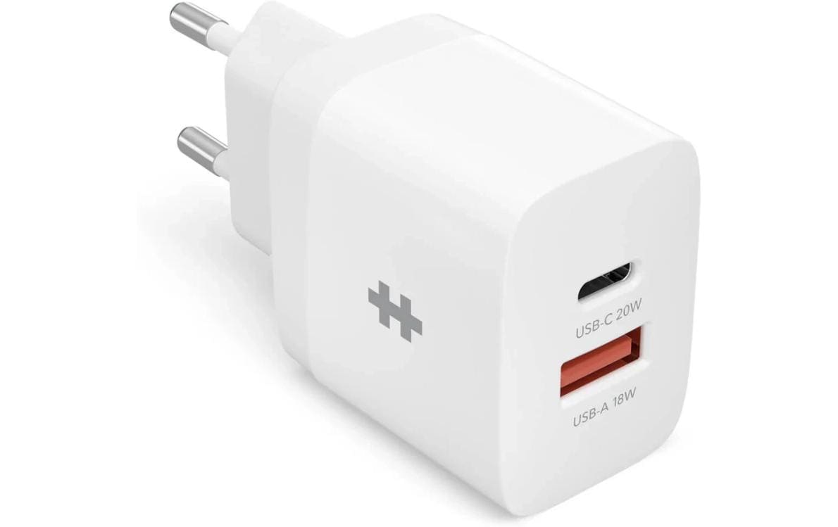 HyperJuice Ladegerät (EU) – 20 W, 1× USB-C + 1× USB-A, GaN – für Smartphone, Tablets