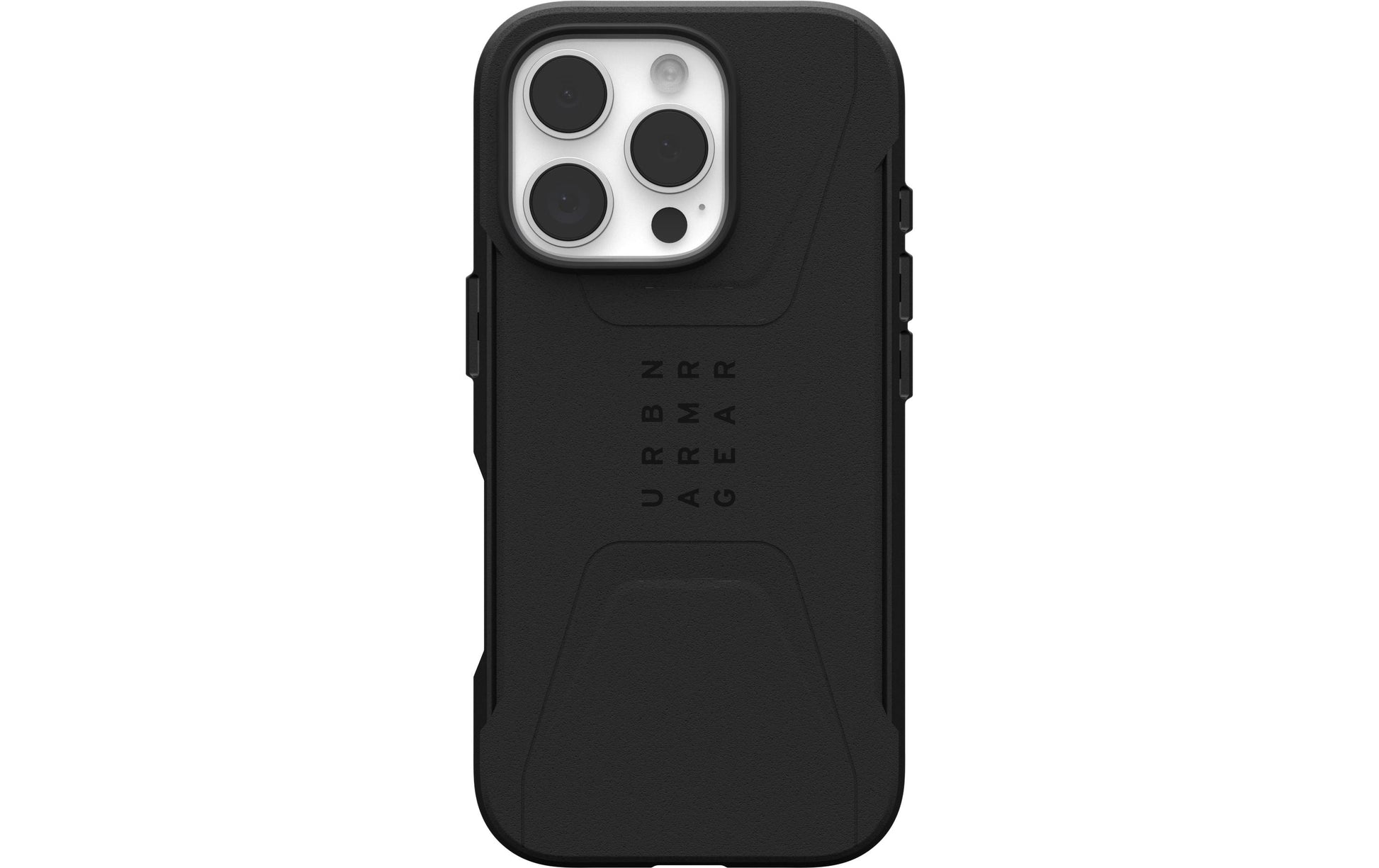 Urban Armor Gear UAG – Backcover Civilian – für Apple iPhone 16 Pro – schwarz – MagSafe-kompatibel