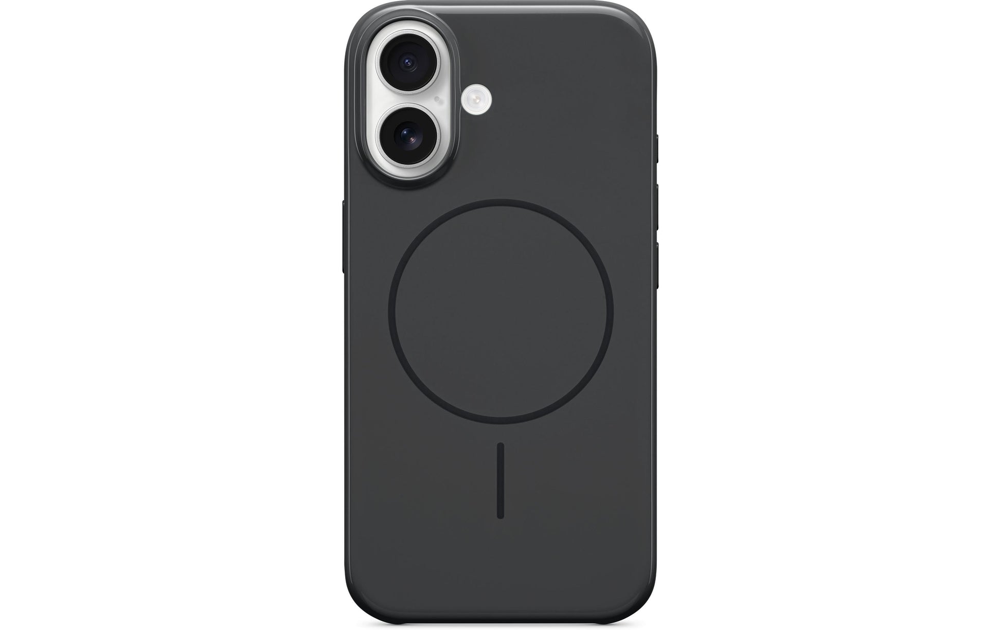 Apple Backcover – für Apple iPhone 16, MagSafe, PC+TPU+Mikrofaser, Schwarz
