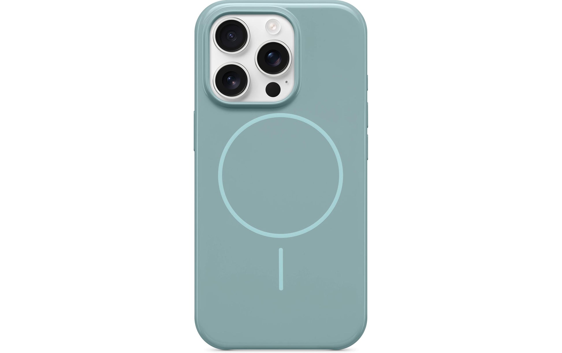 Apple Backcover – für Apple iPhone 16 Pro, MagSafe, PC+TPU+Mikrofaser, Blau
