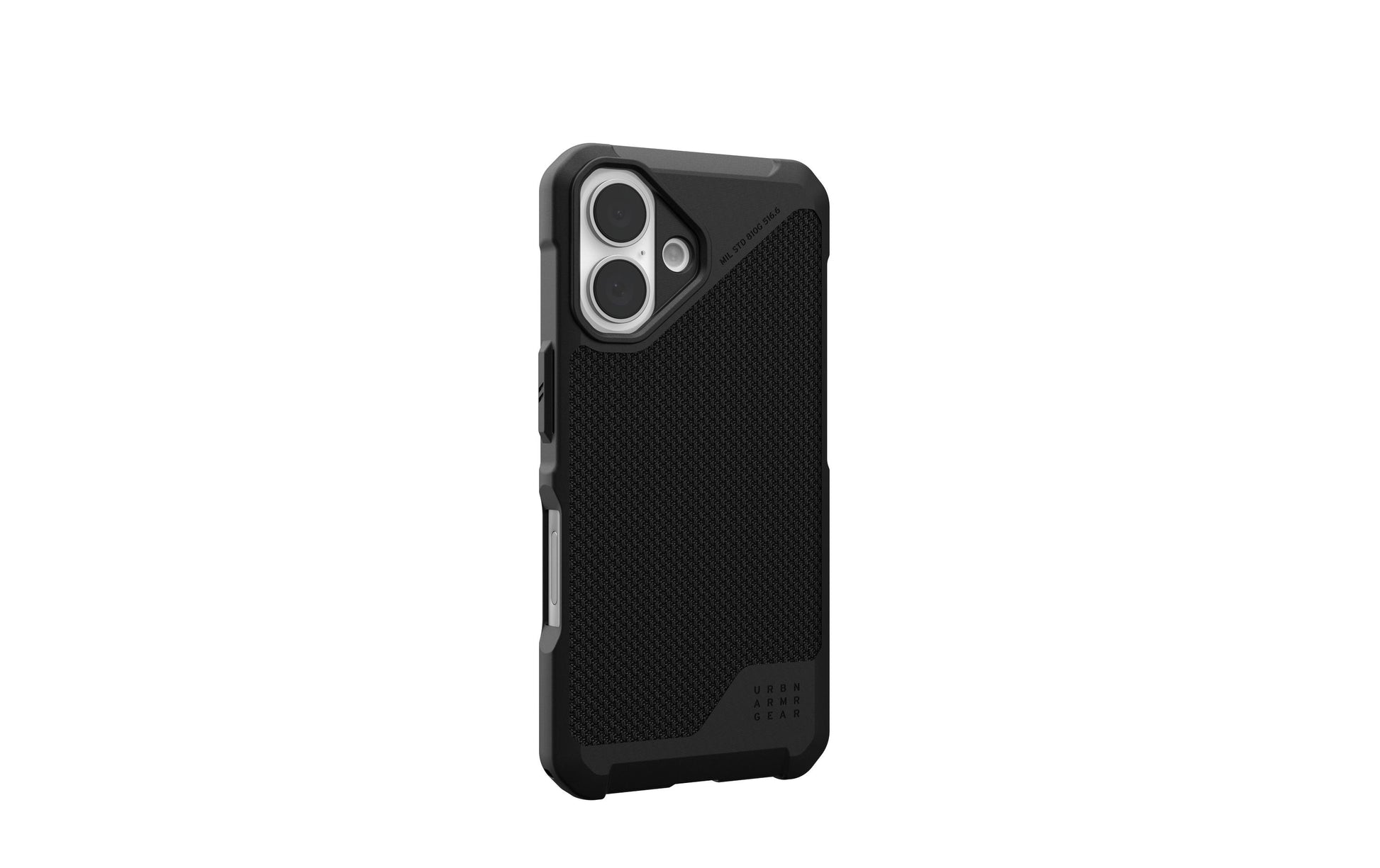 Urban Armor Gear UAG Metropolis LT – Rückcover – für Apple iPhone 16, MagSafe, TPU, Schwarz, bis 5,4 m sturzsicher