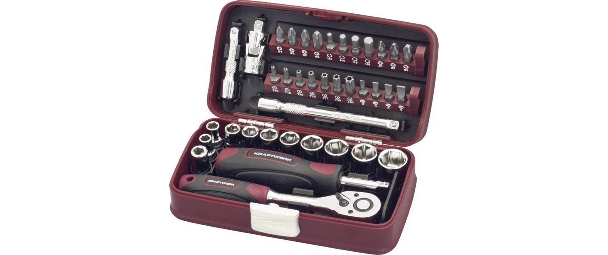 Kraftwerk Steckschlüsselsatz – Antrieb 1/4" – 99073