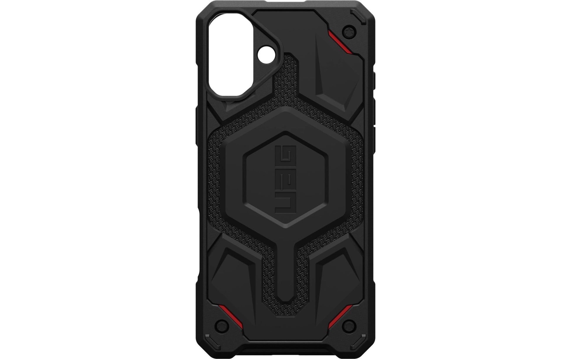 Urban Armor Gear Backcover Monarch Pro – für Apple iPhone 16 Plus – schwarz – Kevlar – MagSafe-kompatibel