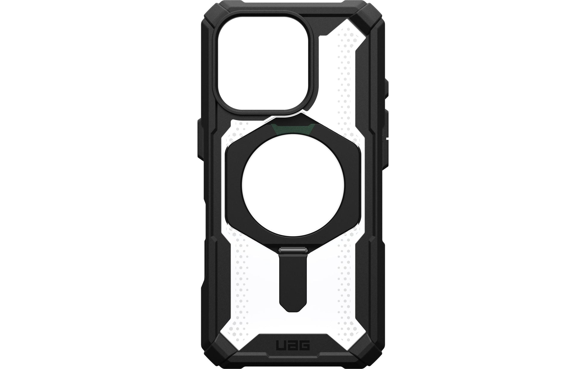 Urban Armor Gear Backcover – für Apple iPhone 16 Pro – schwarz/transparent – MagSafe-kompatibel