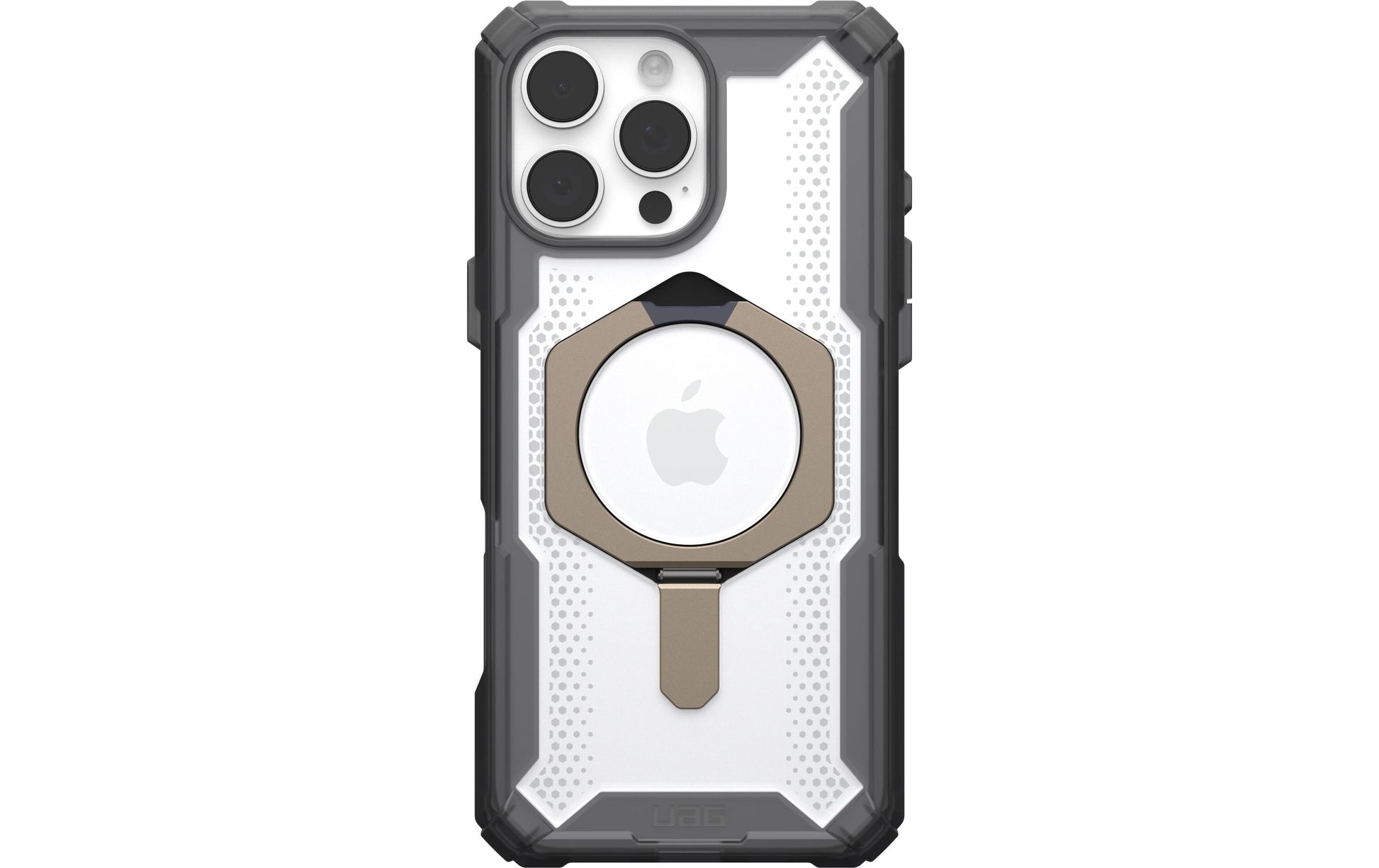 Urban Armor Gear UAG – Backcover – für Apple iPhone 16 Pro Max – Grau/Titanium – MagSafe-kompatibel, absturzsicher bis 6 m