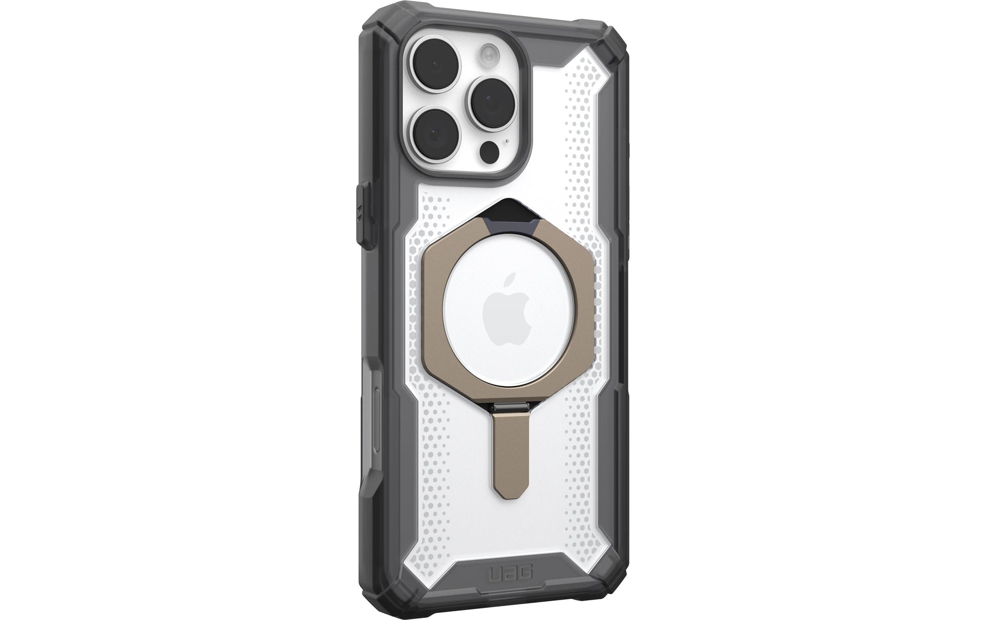Urban Armor Gear UAG – Backcover – für Apple iPhone 16 Pro Max – Grau/Titanium – MagSafe-kompatibel, absturzsicher bis 6 m