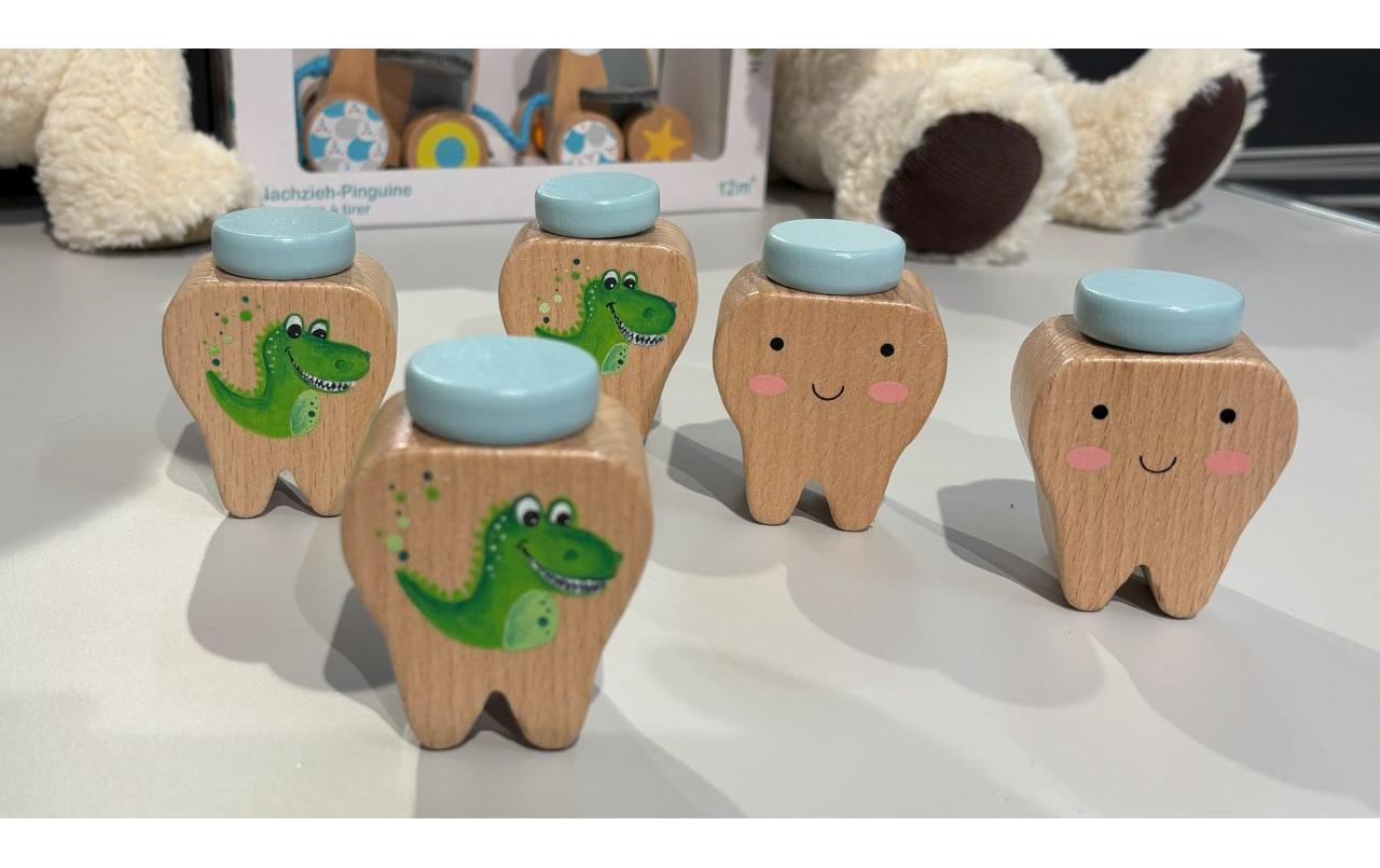 Spielba holzspielwaren Spielba Dino Truhe – Holz – Beige – FSC