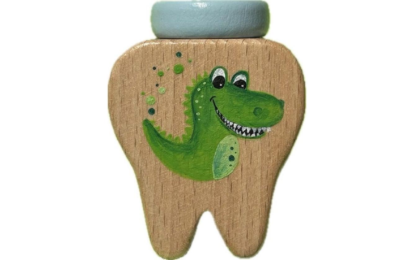 Spielba holzspielwaren Spielba Dino Truhe – Holz – Beige – FSC