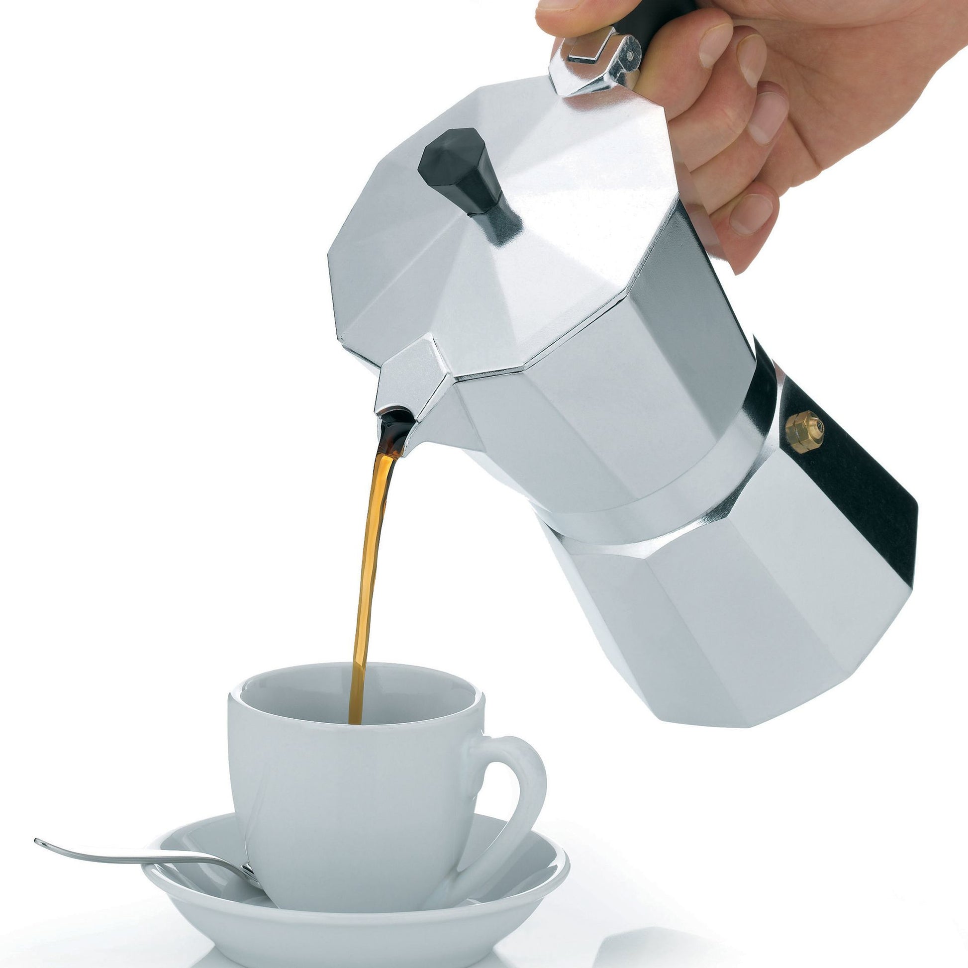 Kela French Press / Kaffeebereiter – für Glaskeramik, 0,2 l, 3 Tassen, Aluminium