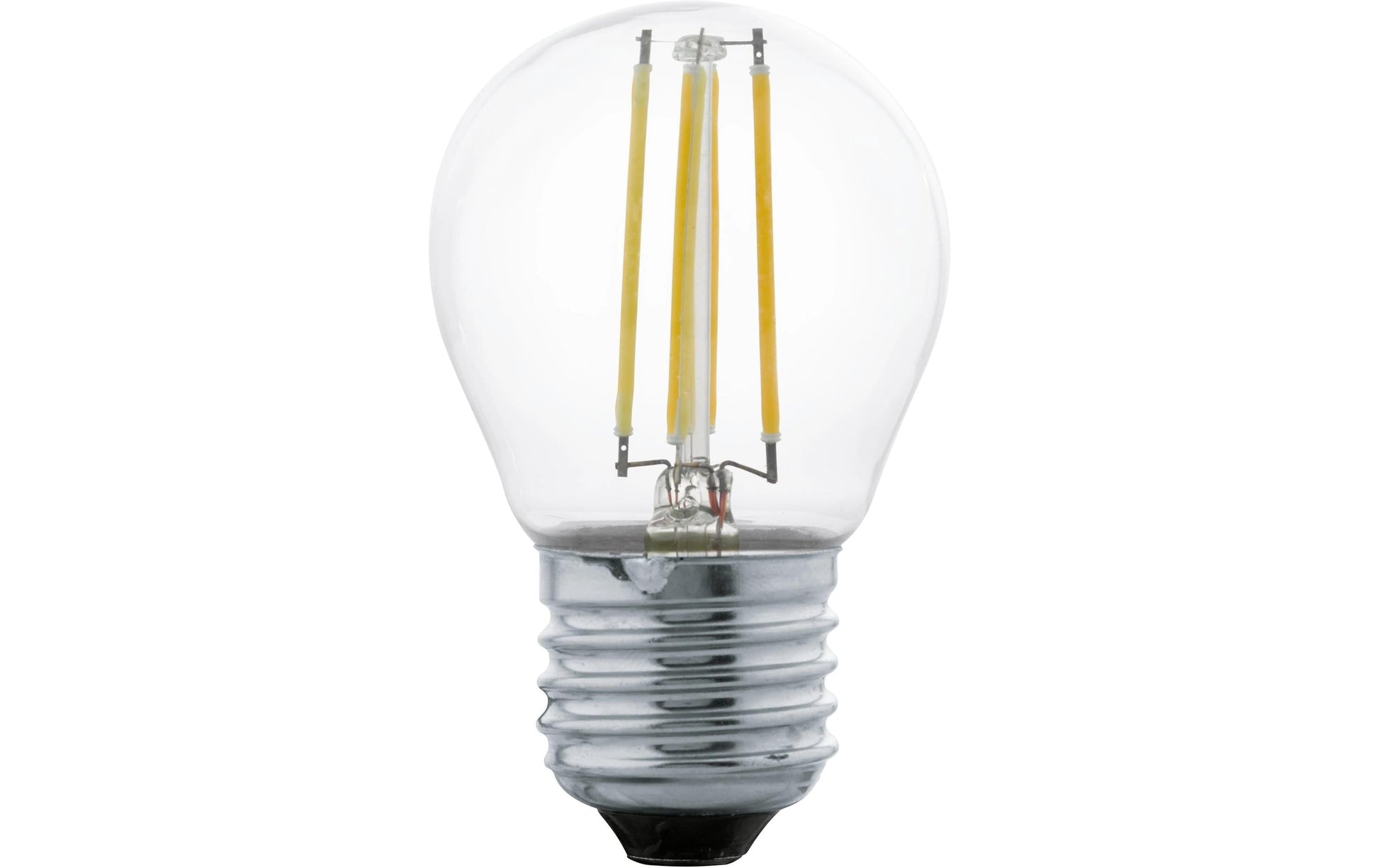 EGLO Leuchtmittel E27 Globus – Warmweiss 2700 K, 470 lm, 4 W – Transparent, Glas – 1 Stk.