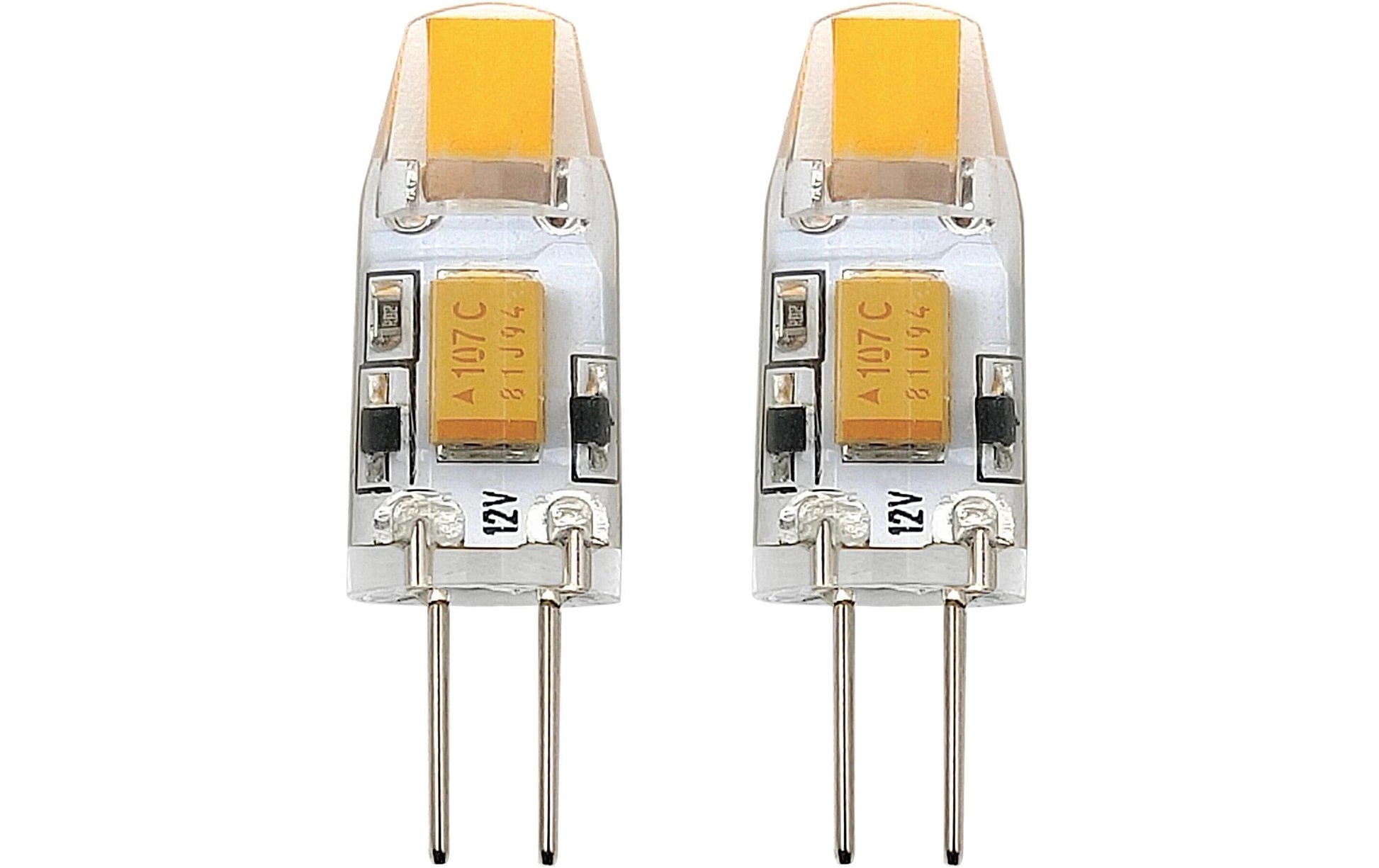 EGLO LED-Leuchtmittel G4 – Warmweiss 2700 K, 200 lm, 1,8 W – IP20 – 1 Stk. – Transparent – LM-G4-LED