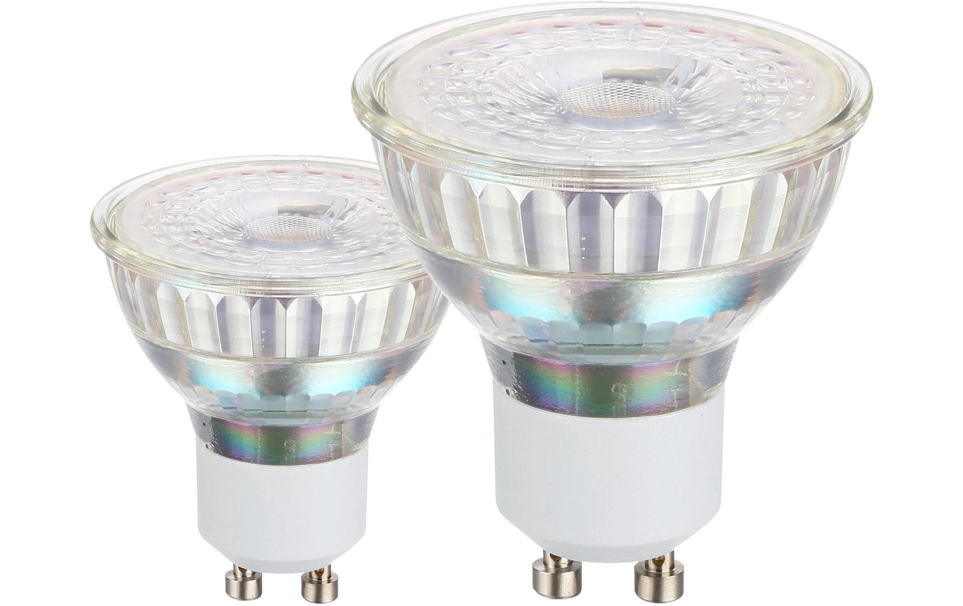 EGLO LED-Leuchtmittel GU10 Twistline – 345 lm, 4,5 W, Warmweiss 3000 K, 90° – 2 Stk. – Klar
