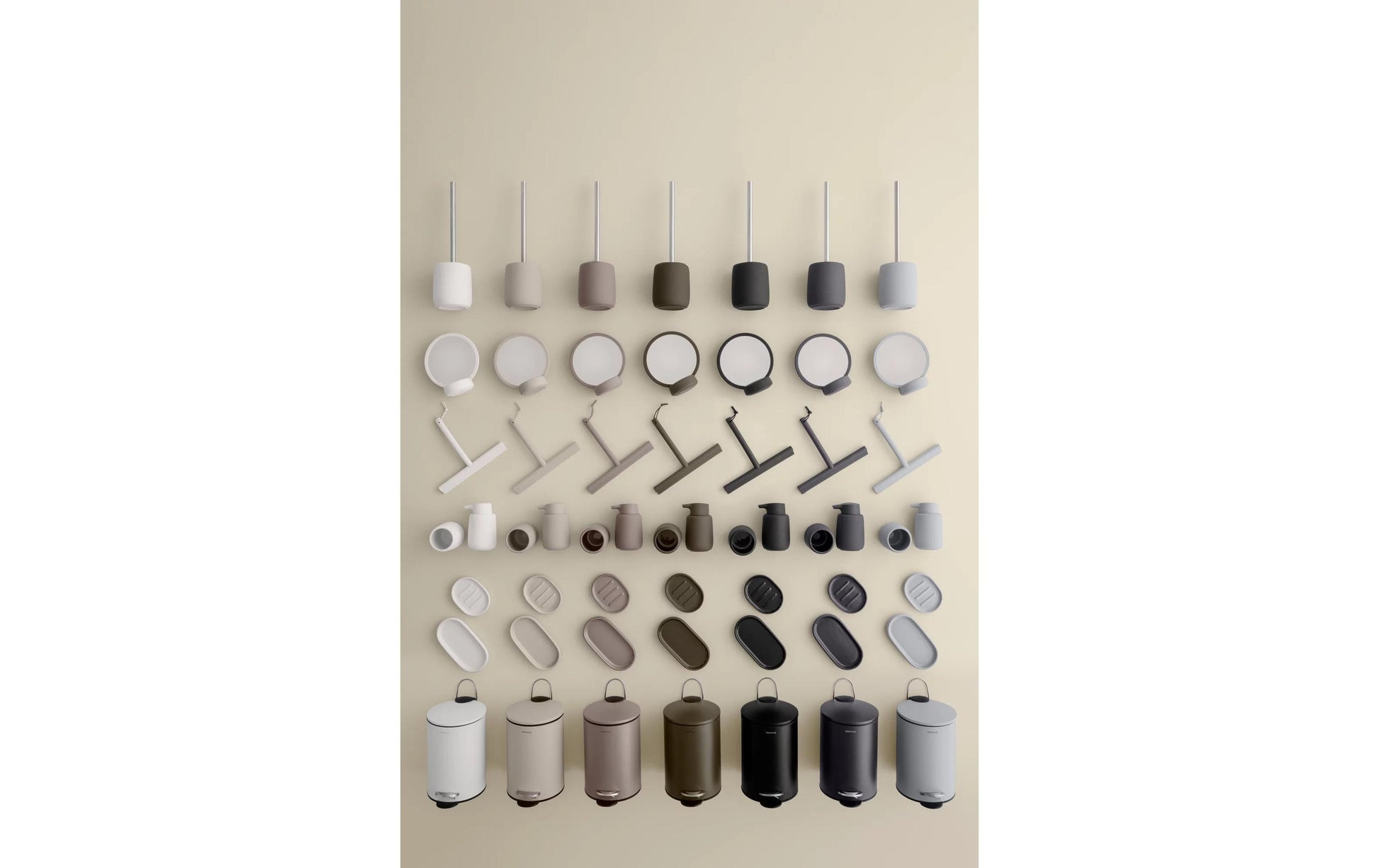 Blomus Treteimer TUBO – 3 l – Stahl, rund – Anthrazit – Soft-Close, mit Innenkübel