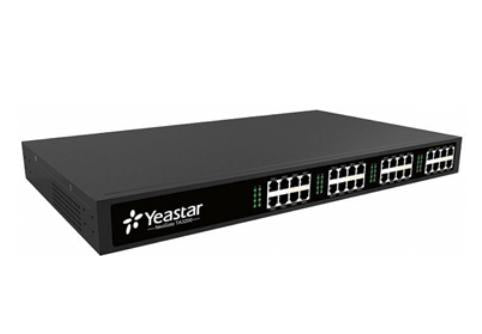 Yeastar TA3200 – VoIP-Gateway, 32 SIP-Konten, 32 FXS-Ports, Fast Ethernet, 1U Rackeinbau, Schwarz