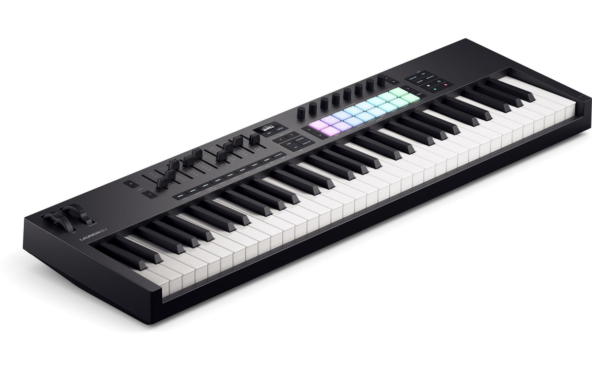Novation Launchkey 61 Mk4 – 61-Tasten MIDI-Controller, halbgewichtete Tasten, USB, Schwarz