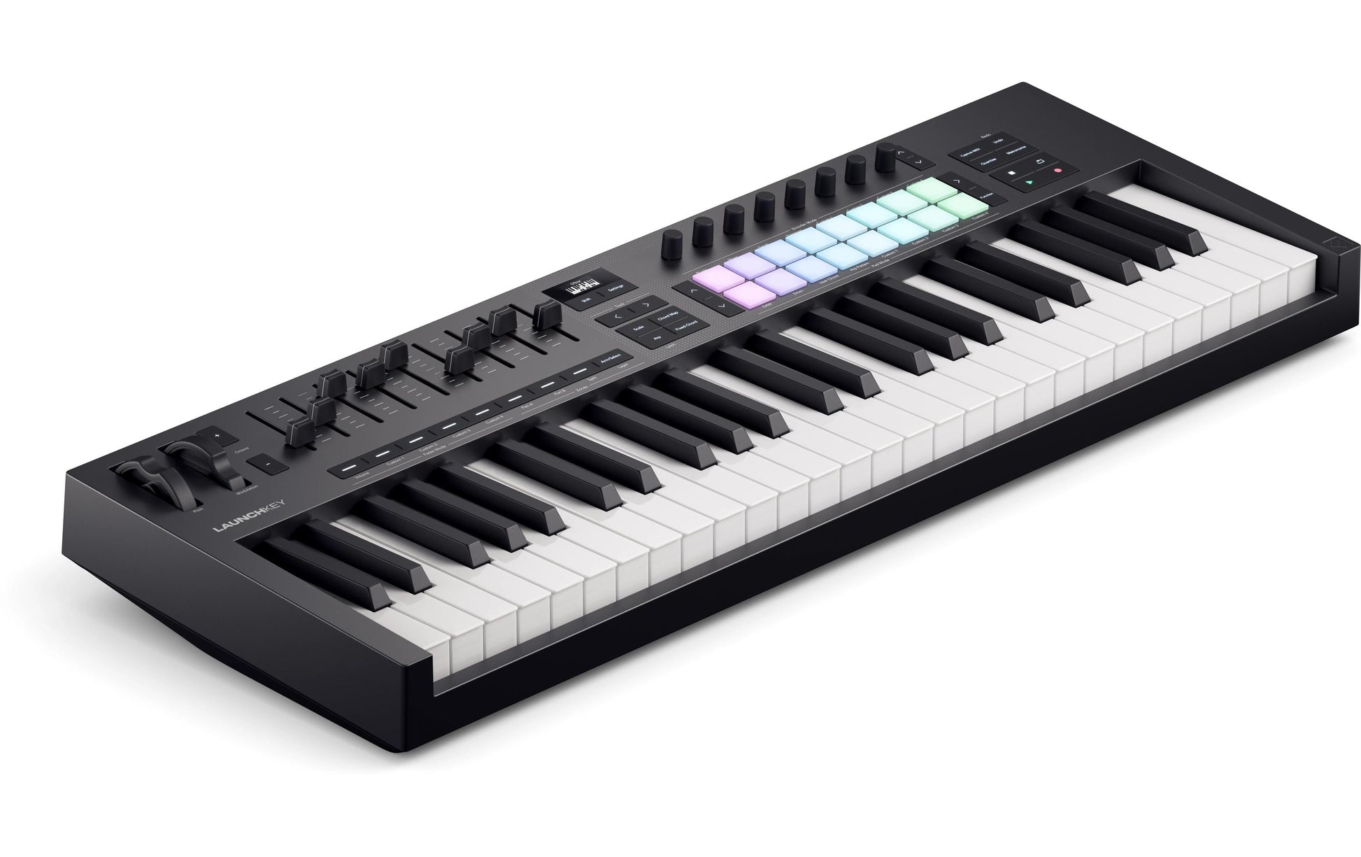 Novation Launchkey 49 Mk4 – Tastatur – kabelgebunden (USB) – halbgewichtet – Schwarz