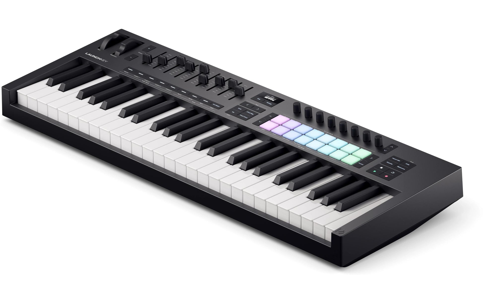 Novation Launchkey 49 Mk4 – Tastatur – kabelgebunden (USB) – halbgewichtet – Schwarz