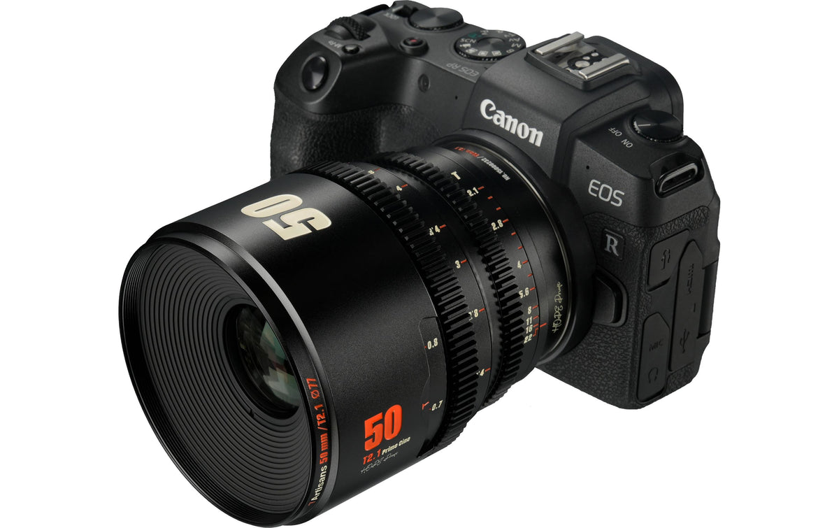 7Artisans 50T21B-R Objektiv Canon RF-Bajonett – 50 mm T2.1 – für Canon RF