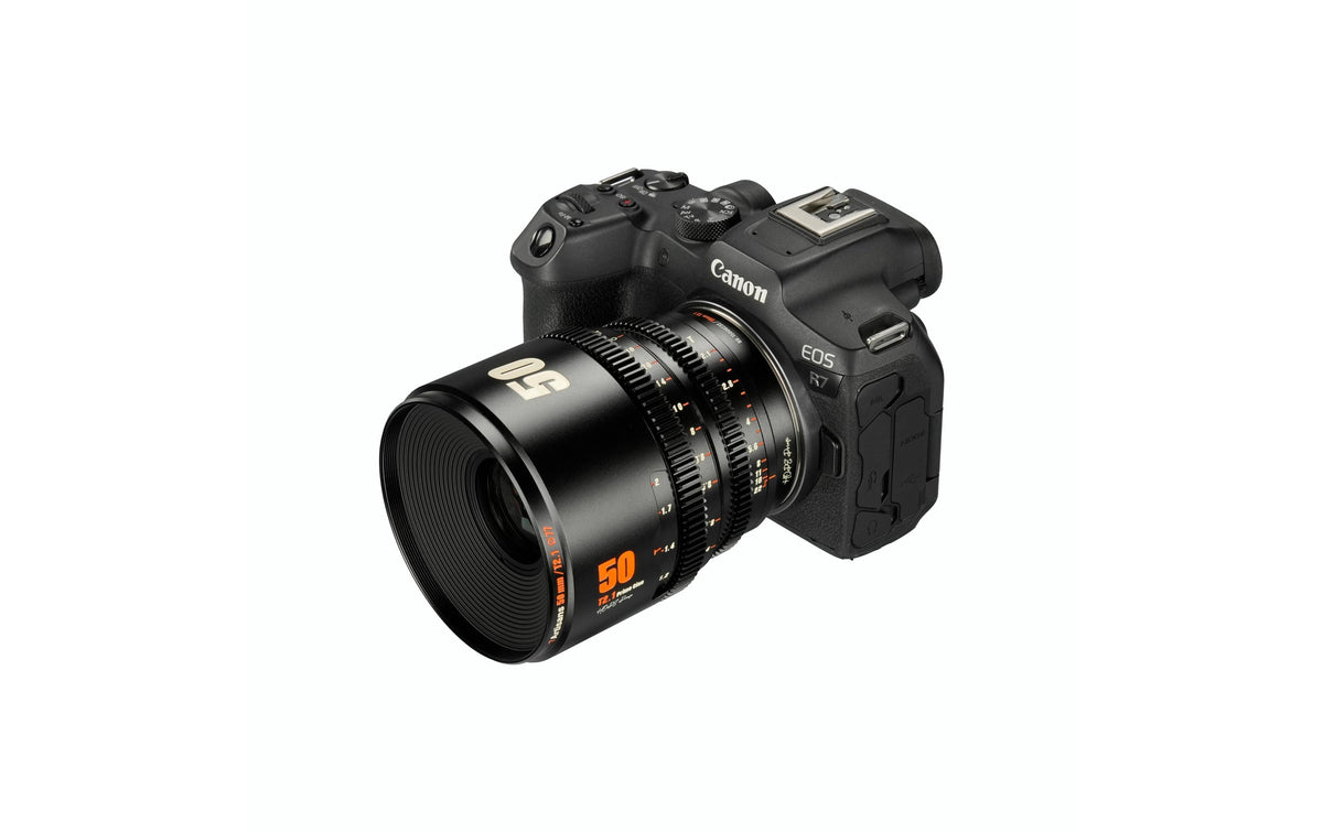 7Artisans 50T21B-R Objektiv Canon RF-Bajonett – 50 mm T2.1 – für Canon RF