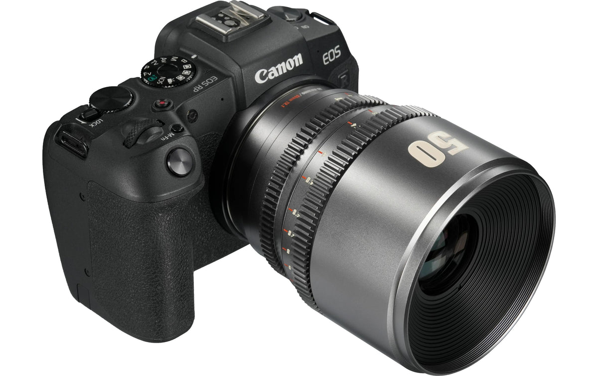 7Artisans HOPE Prime S35 50T21TG-R Objektiv – 50 mm T2.1, Super35, 77 mm Filter – für Canon