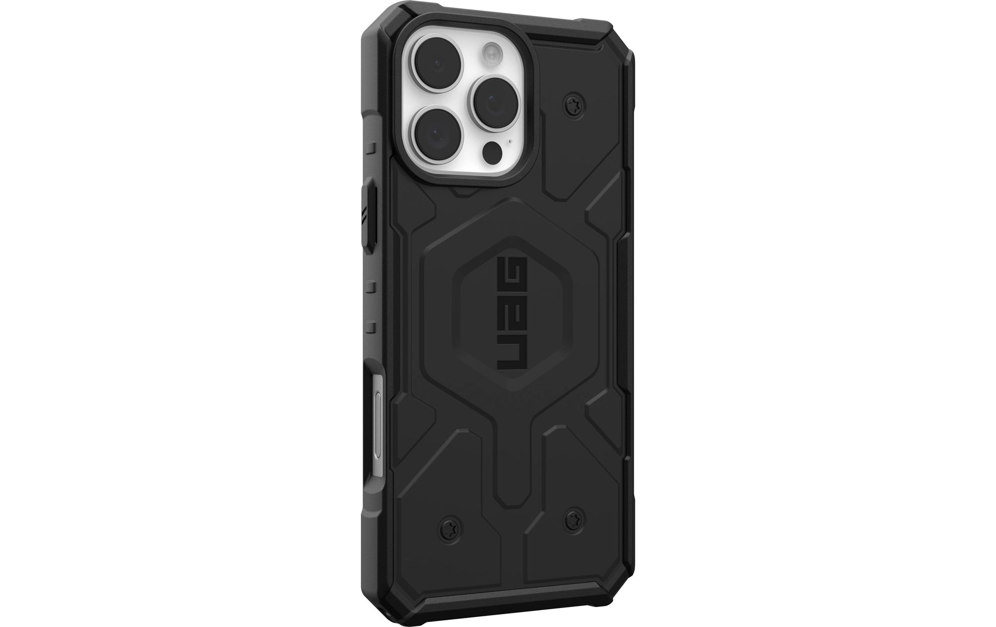 Urban Armor Gear UAG Pathfinder Mag Backcover – für Apple iPhone 16 Pro Max, TPU, Schwarz, bis 5,5 m sturzsicher