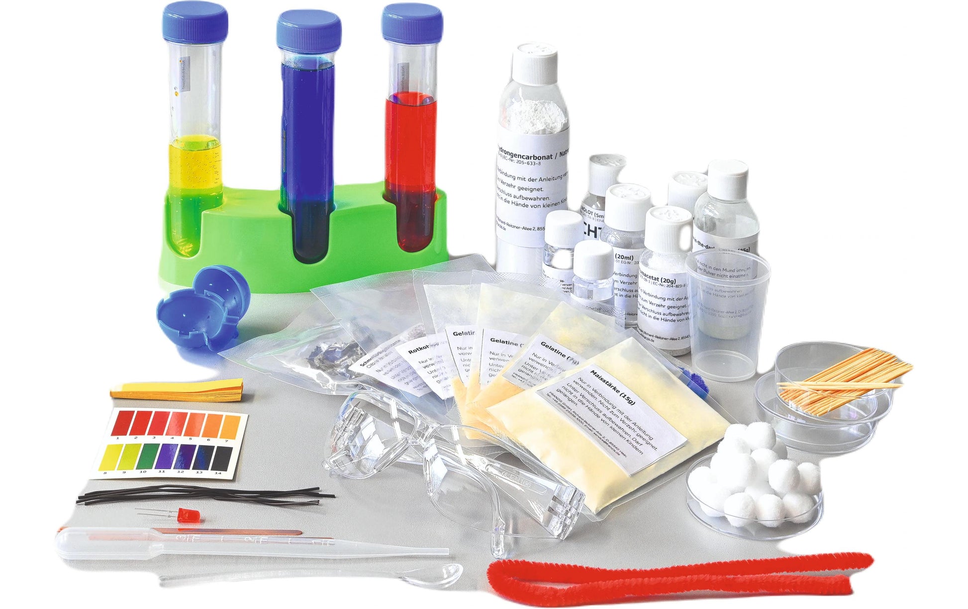 Franzis Verlag Experimentier-Set – GEOlino: Das grosse Chemieset, Chemie, ab 10 Jahren