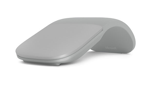 Microsoft Arc Mobile Maus – kabellos, Bluetooth, hellgrau