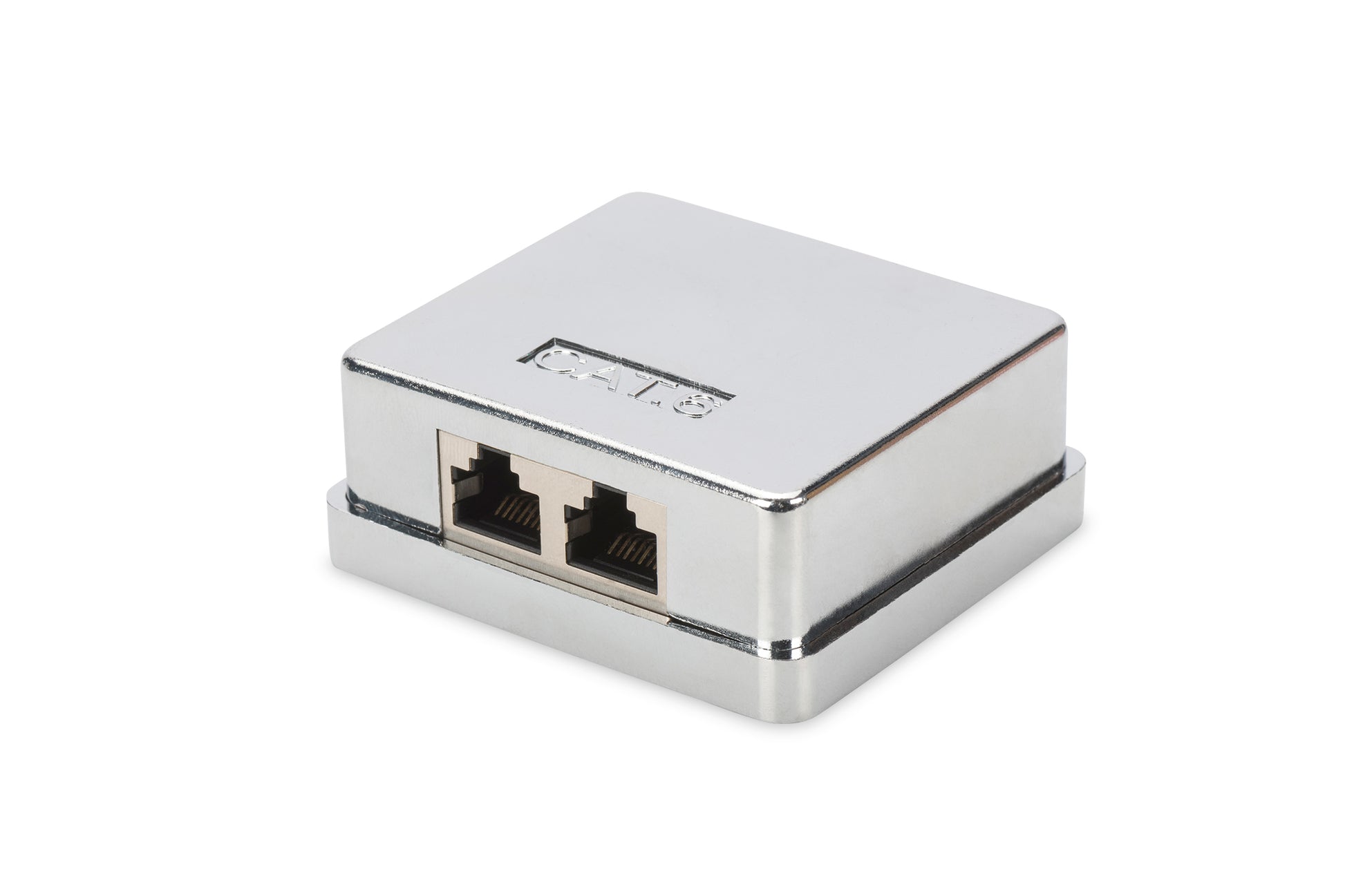 Digitus RJ-45-Kupplung – Cat6, 2× RJ-45, Silber
