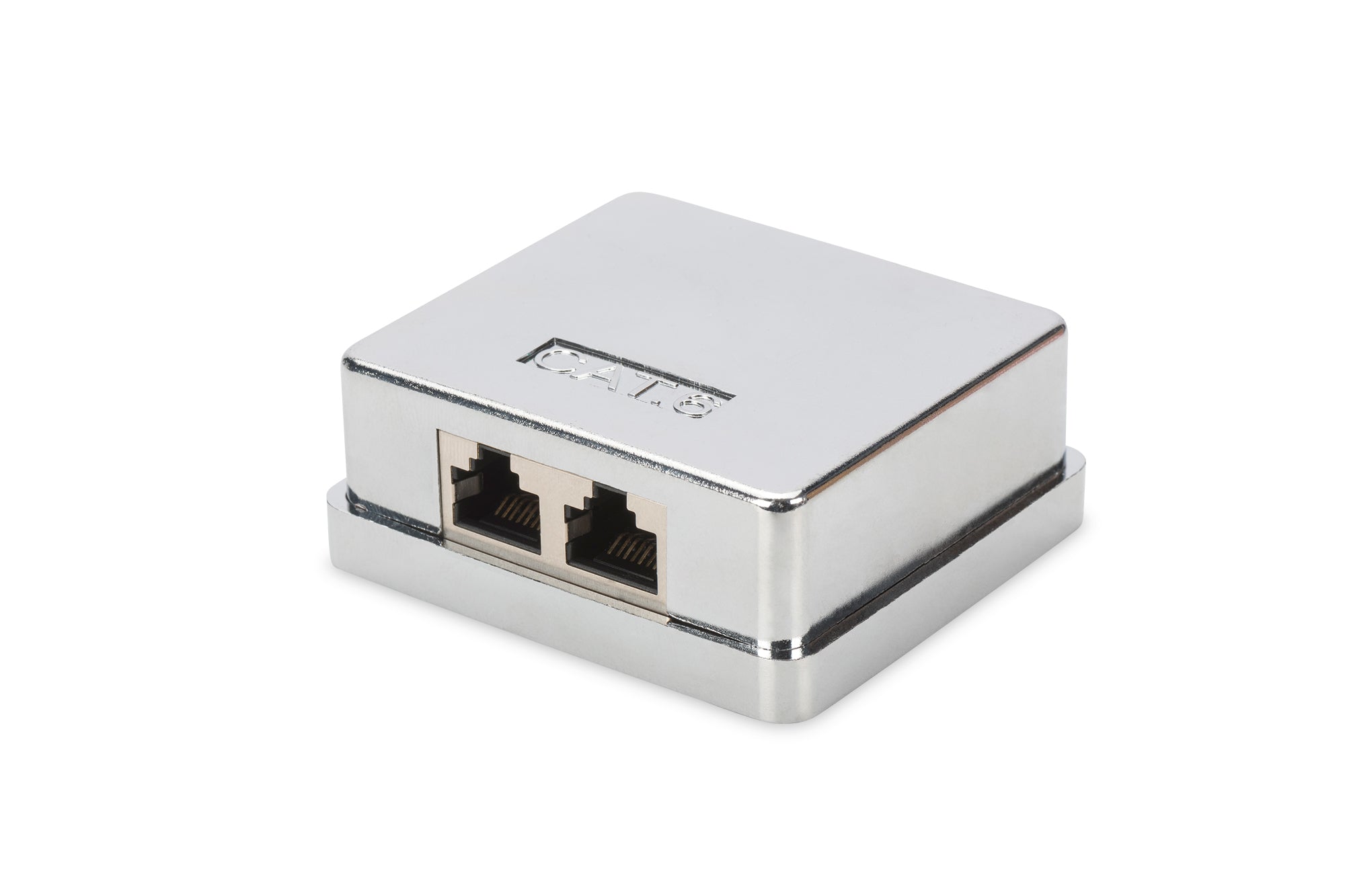 Digitus RJ-45-Kupplung – Cat6, 2× RJ-45, Silber