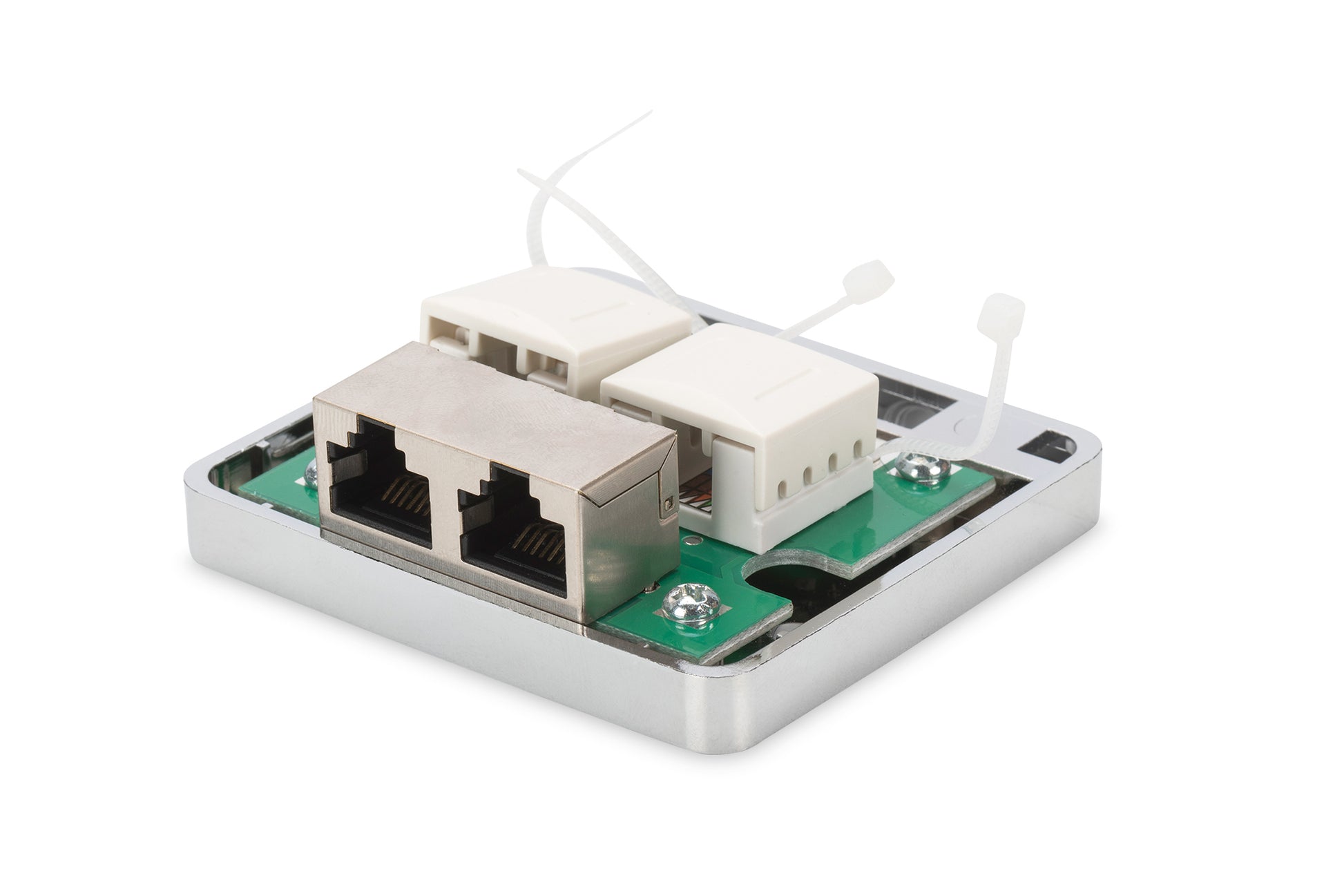 Digitus RJ-45-Kupplung – Cat6, 2× RJ-45, Silber