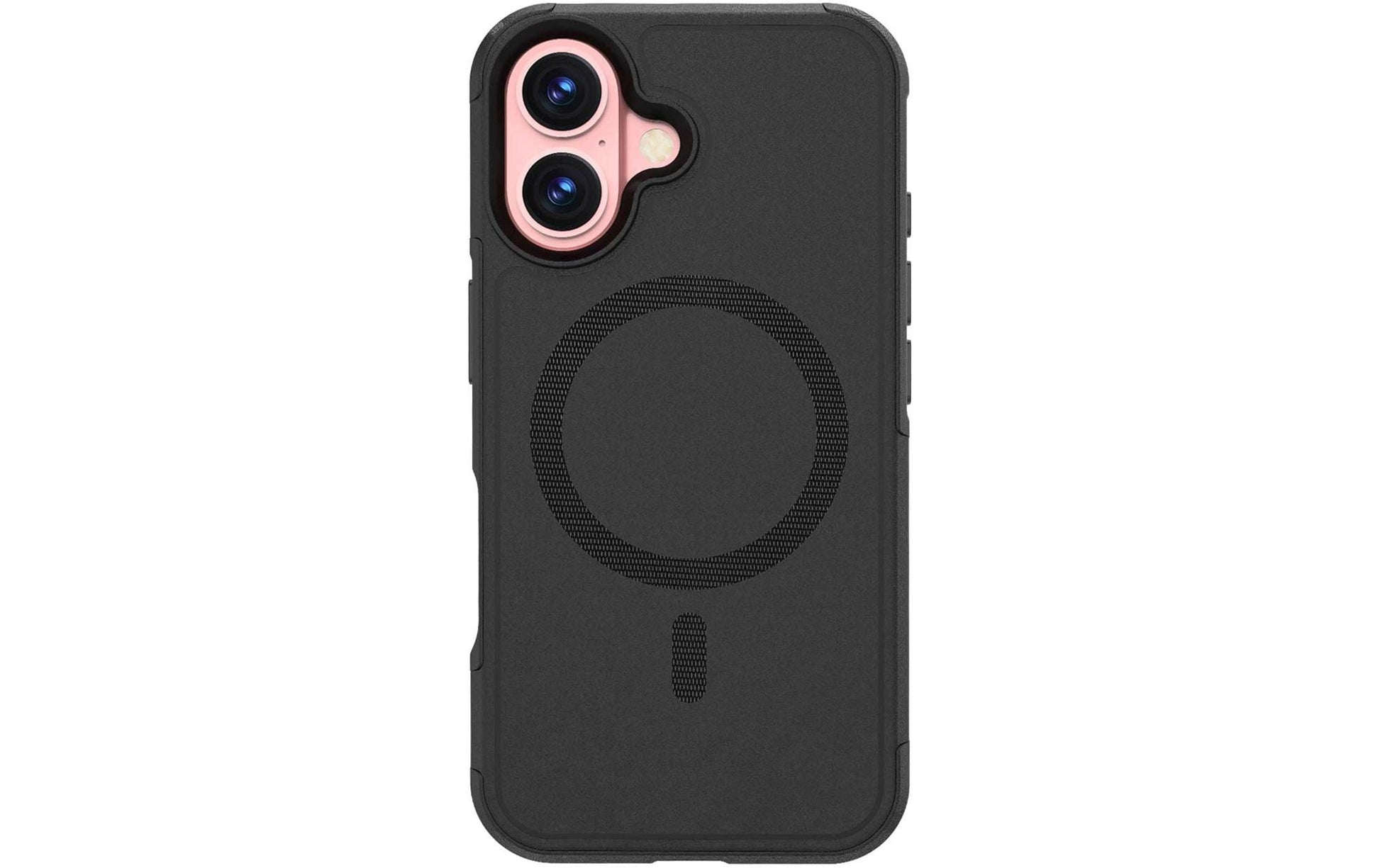 4smarts Backcover – für Apple iPhone 16 – schwarz – TPU/PC – MagSafe-kompatibel, stossfest