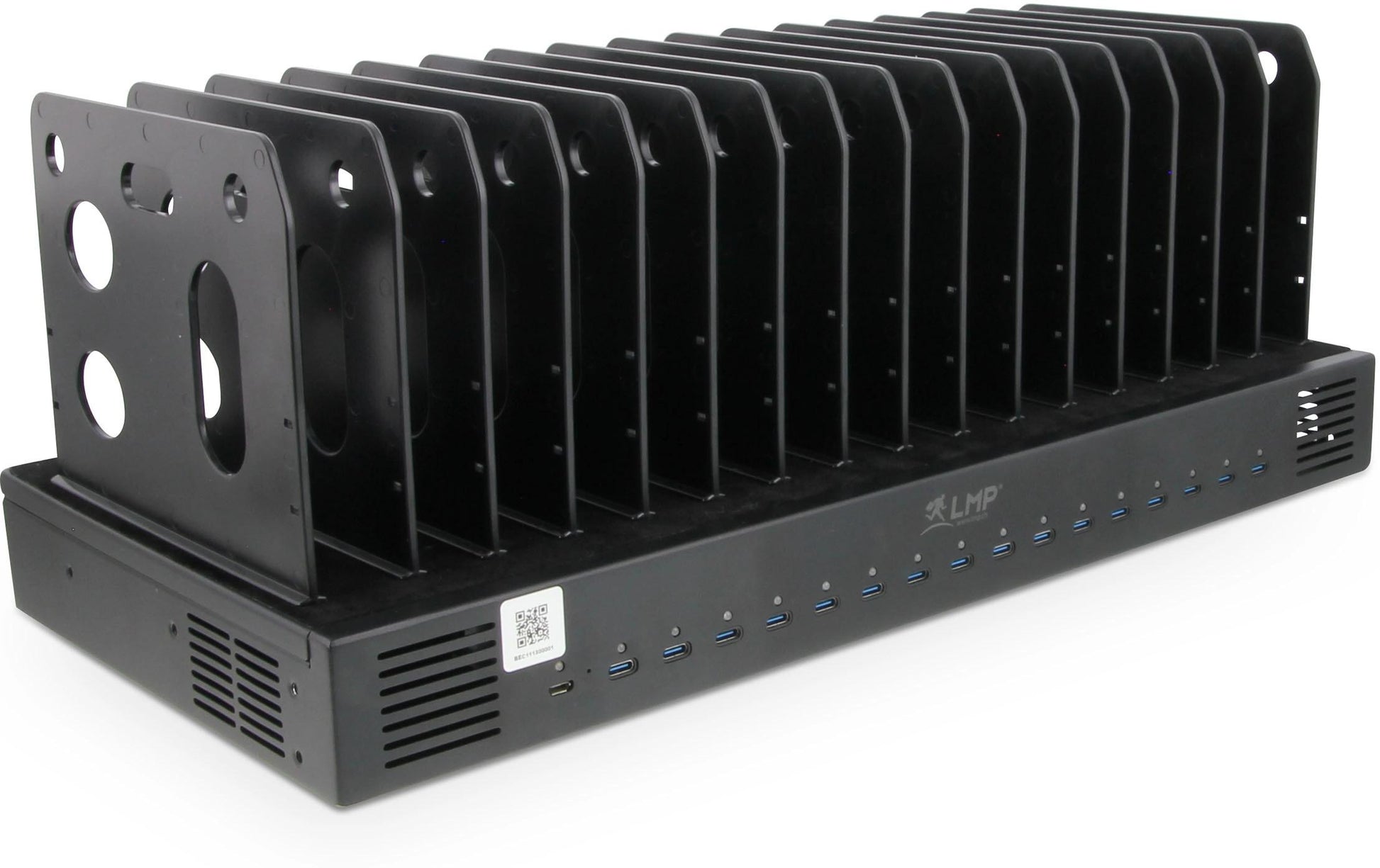 LMP SmartCharge 1000 H Ladestation – 1000 W, 16× USB-C, mit Halterung – für Apple (iPad, iPhone)