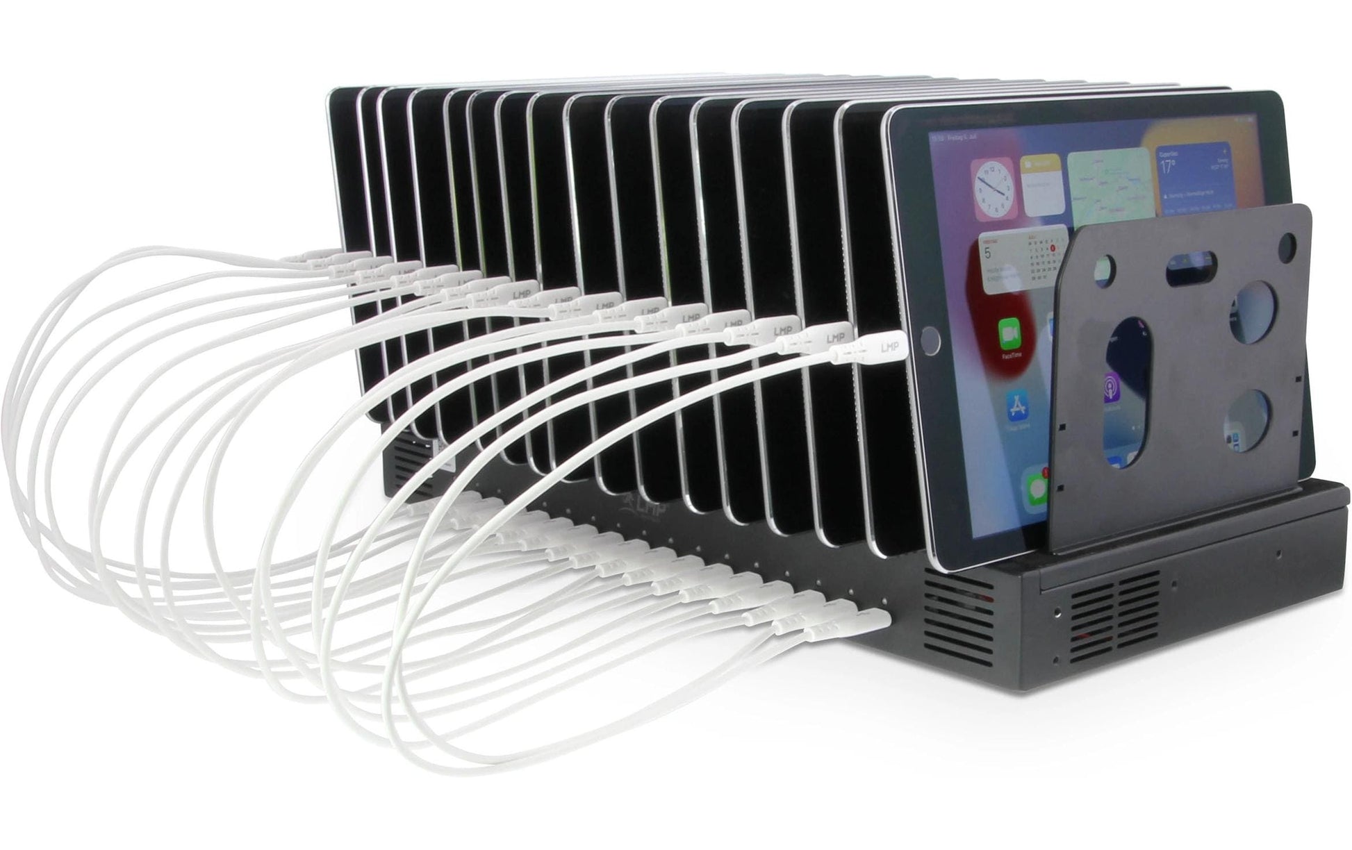 LMP SmartCharge 500 HKC Ladestation – 500 W, mit Halterung – für iPad, iPhone, USB-C