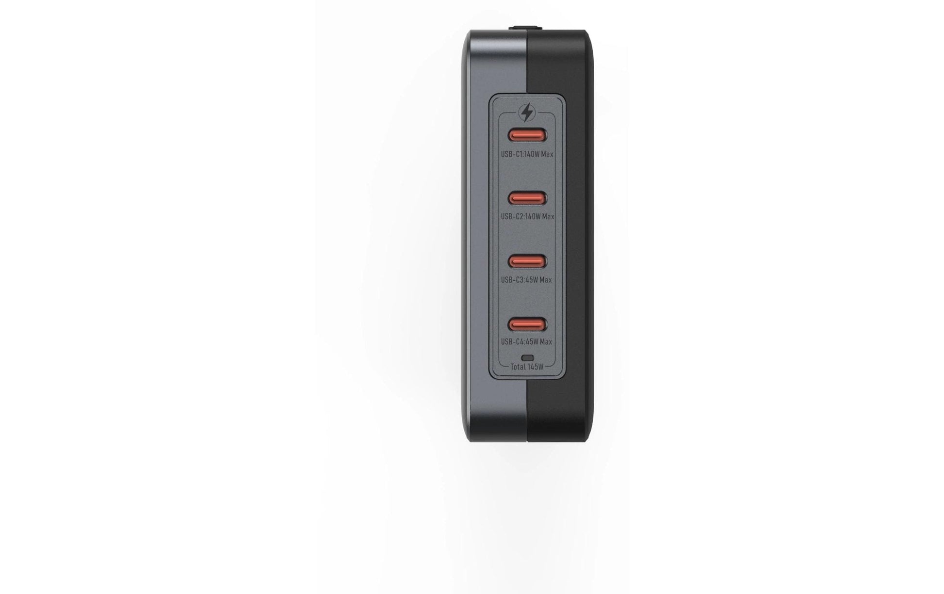 SmallRig 4748 USB-Desktop-Ladegerät 145 W – USB-C×2, USB-A×2 – PD 3.1 – für V-Mount-Akkus, NP-F-Akkus u. a.