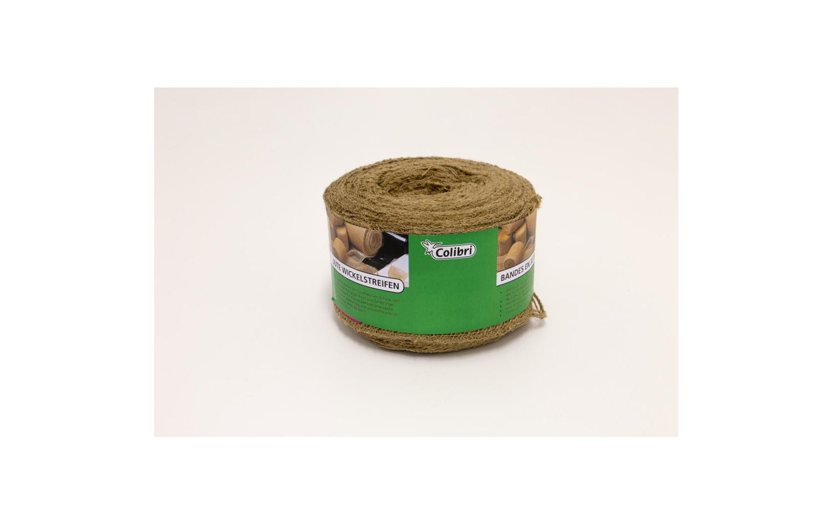 Colibri Jutevlies – Rolle 100 mm × 25 m, 230 g/m², Mehrfarbig