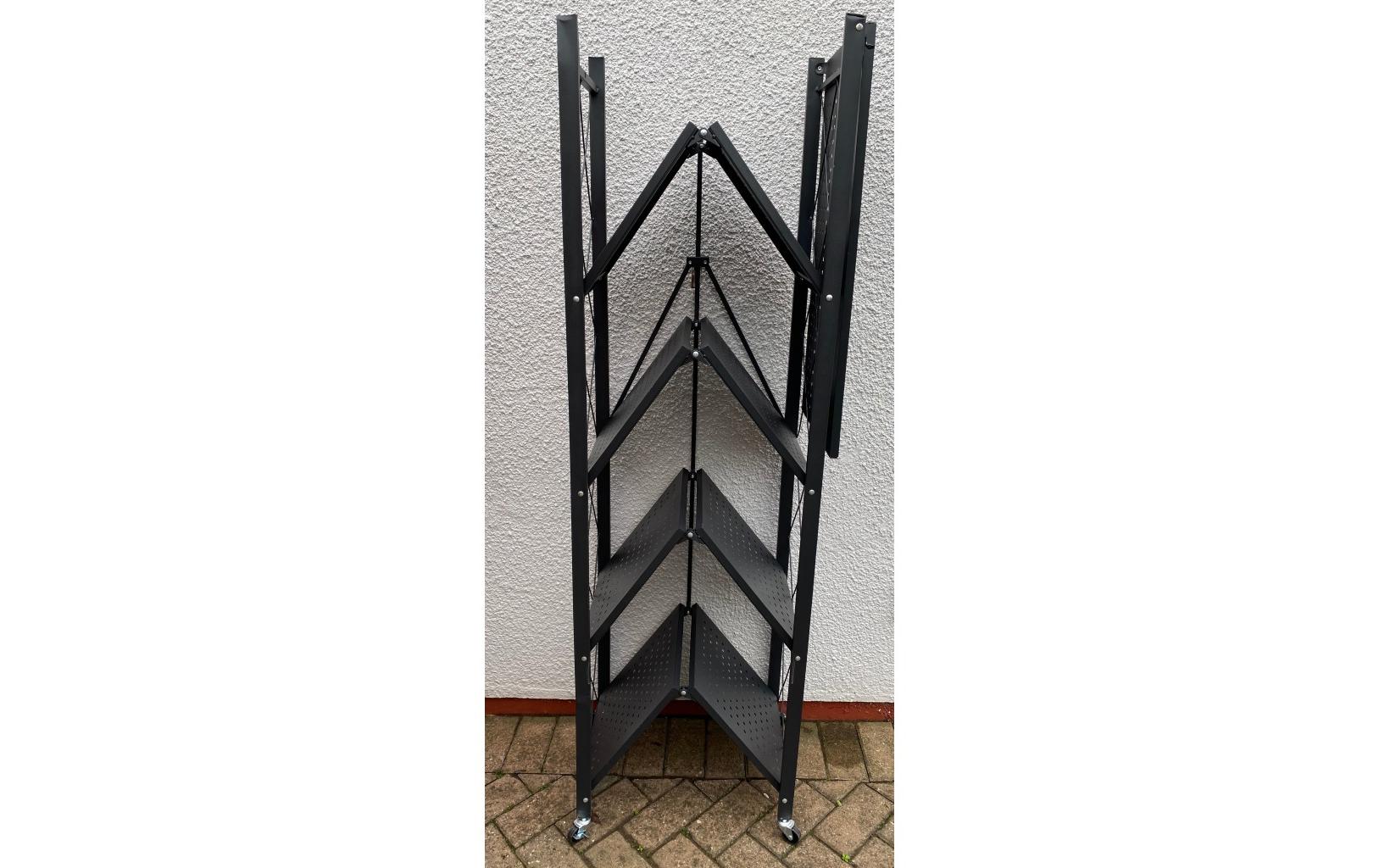 Colibri Multiflex 5 Gewächshaus – Stahl – Schwarz – 5 Regale – 715 × 1630 × 340 mm
