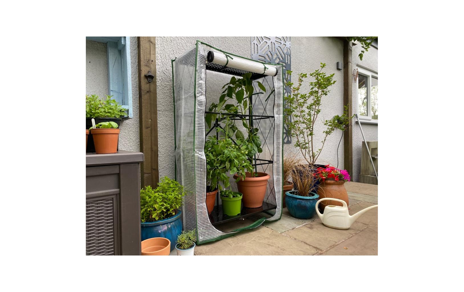 Colibri Multiflex 3 Pflanzenständer – Stahl – Schwarz – 340 × 870 × 715 mm