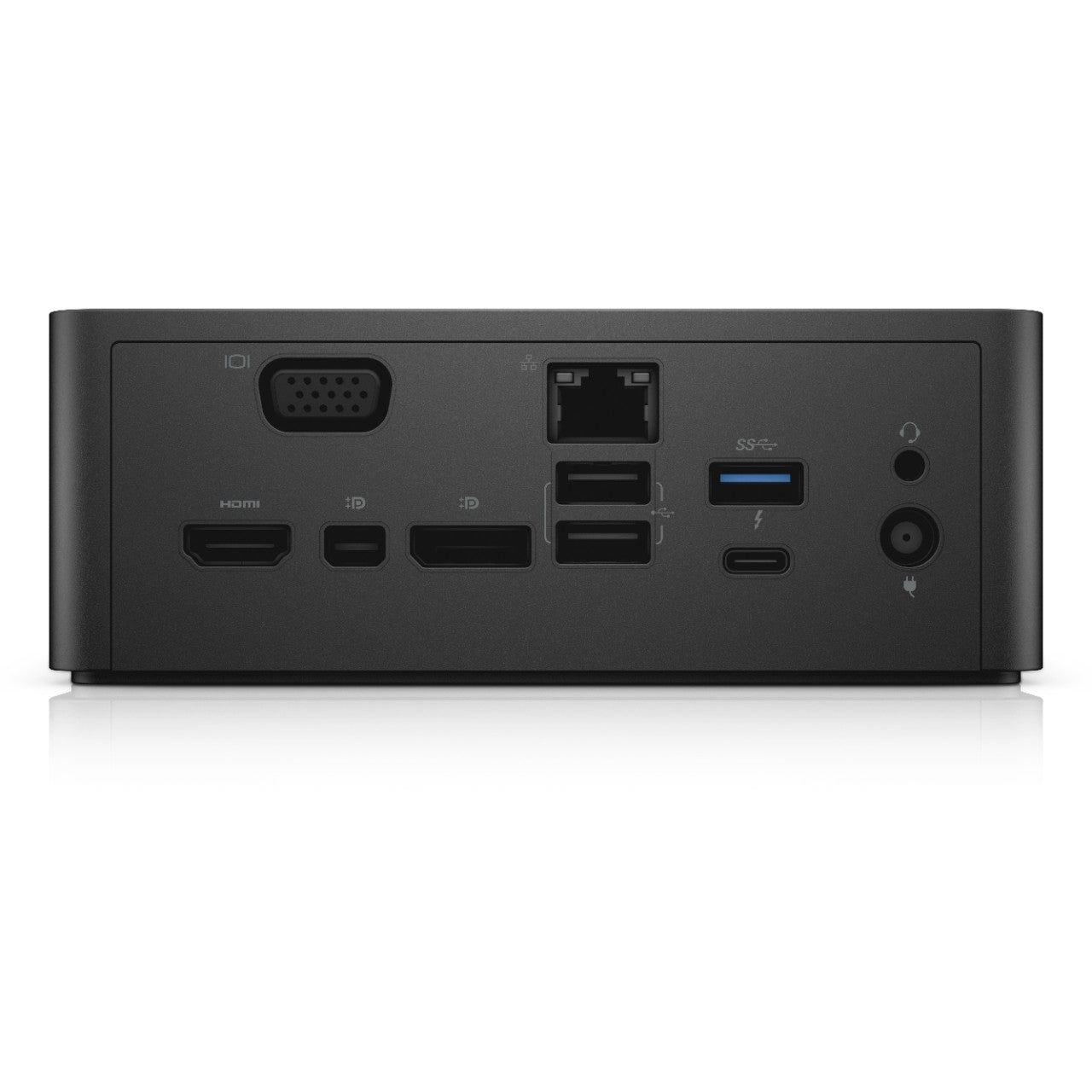 Dell TB16 Dock – Thunderbolt 3, 2× DP, 1× HDMI, 1× VGA, 5× USB-A, GbE, 3,5 mm Audio, für Dell XPS/Precision