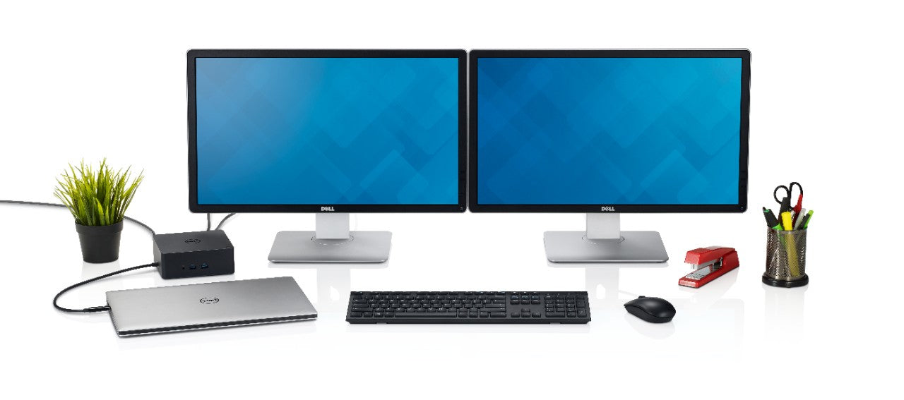 Dell TB16 Dock – Thunderbolt 3, 2× DP, 1× HDMI, 1× VGA, 5× USB-A, GbE, 3,5 mm Audio, für Dell XPS/Precision