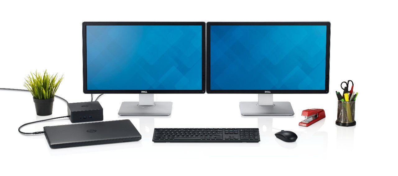 Dell TB16 Dock – Thunderbolt 3, 2× DP, 1× HDMI, 1× VGA, 5× USB-A, GbE, 3,5 mm Audio, für Dell XPS/Precision
