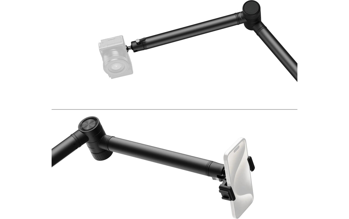 SmallRig 4324 Tischhalterung – 2 kg, höhenverstellbar, Kabelführung – für Geräte mit 1/4"-Gewinde – Schwarz