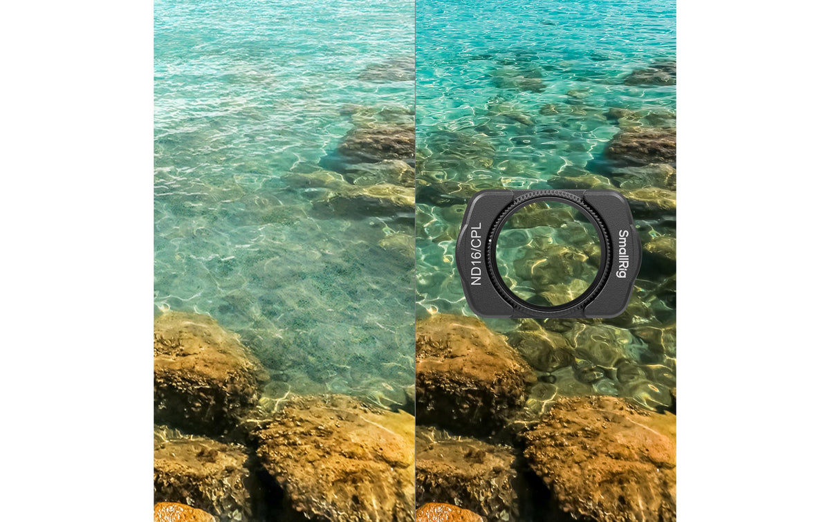 SmallRig 4776 Filter-Kit – VND, LPF, ND16/CPL – für DJI Osmo Pocket 3 – Schwarz – 3er-Pack