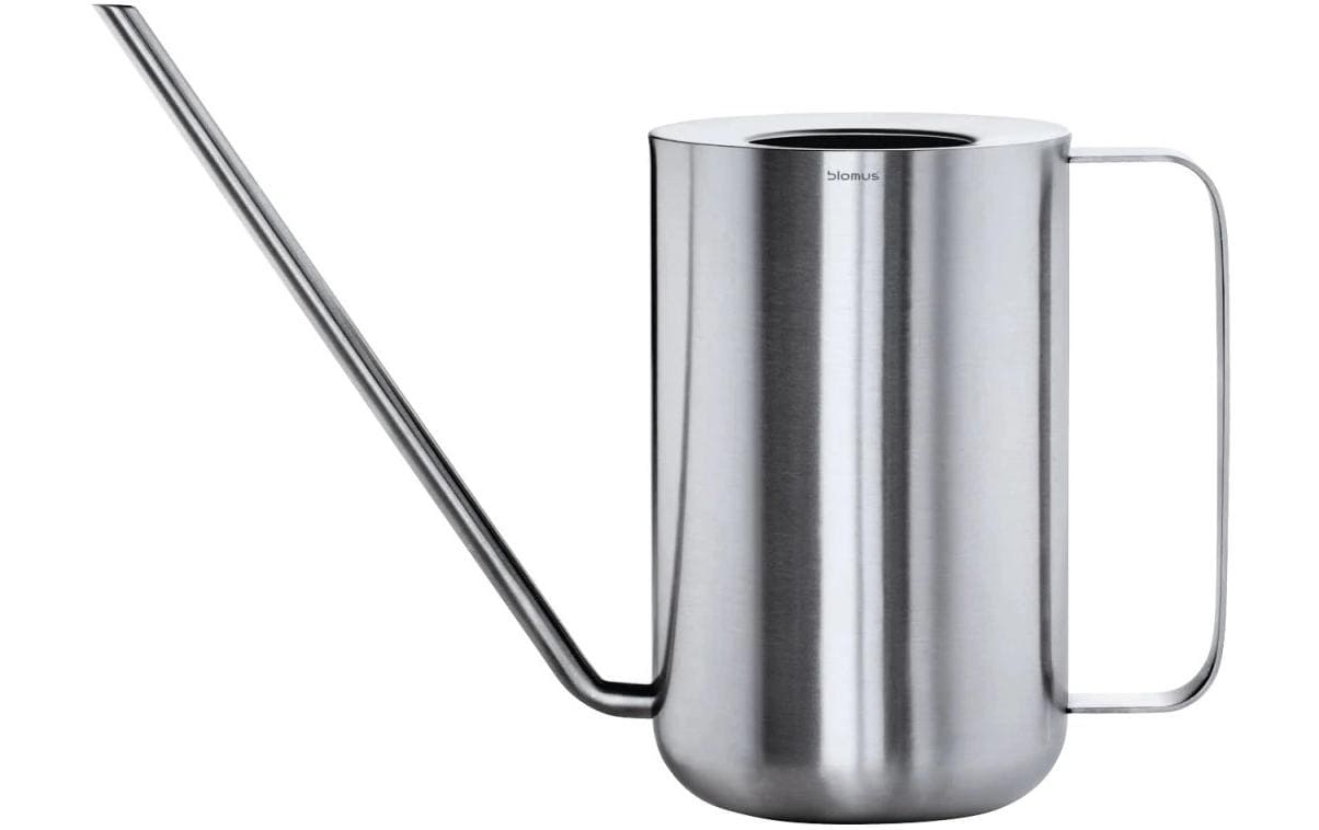 Blomus Giesskanne PLANTO – silber, Edelstahl, 32 × 19 × 11 cm, 1,5 l