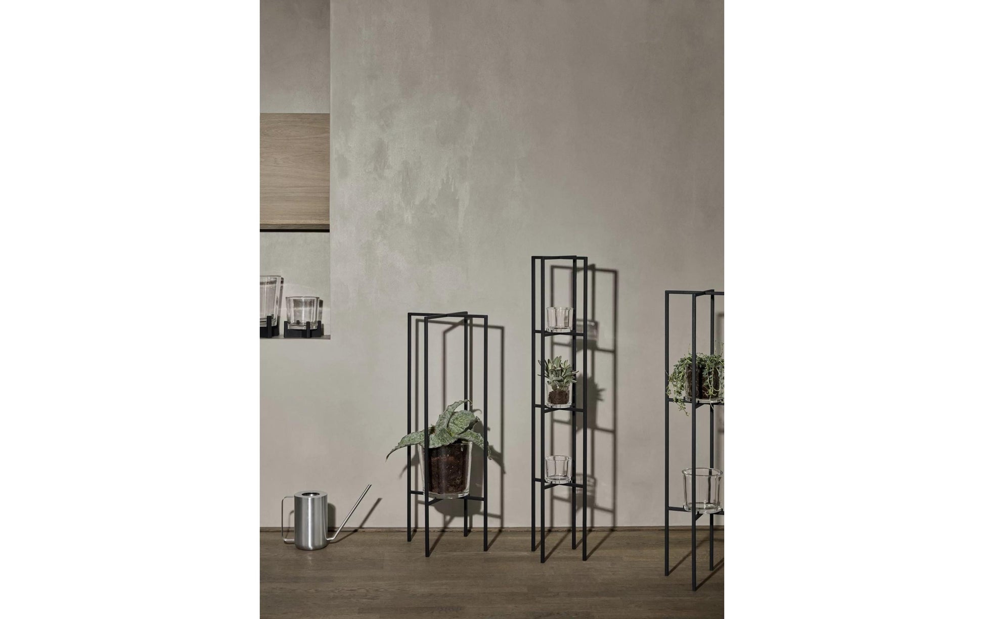 Blomus Giesskanne PLANTO – silber, Edelstahl, 32 × 19 × 11 cm, 1,5 l