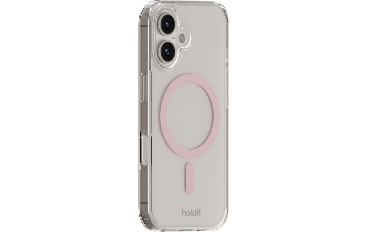 Holdit – Backcover – für Apple iPhone 16 Plus – pink/transparent – MagSafe-kompatibel