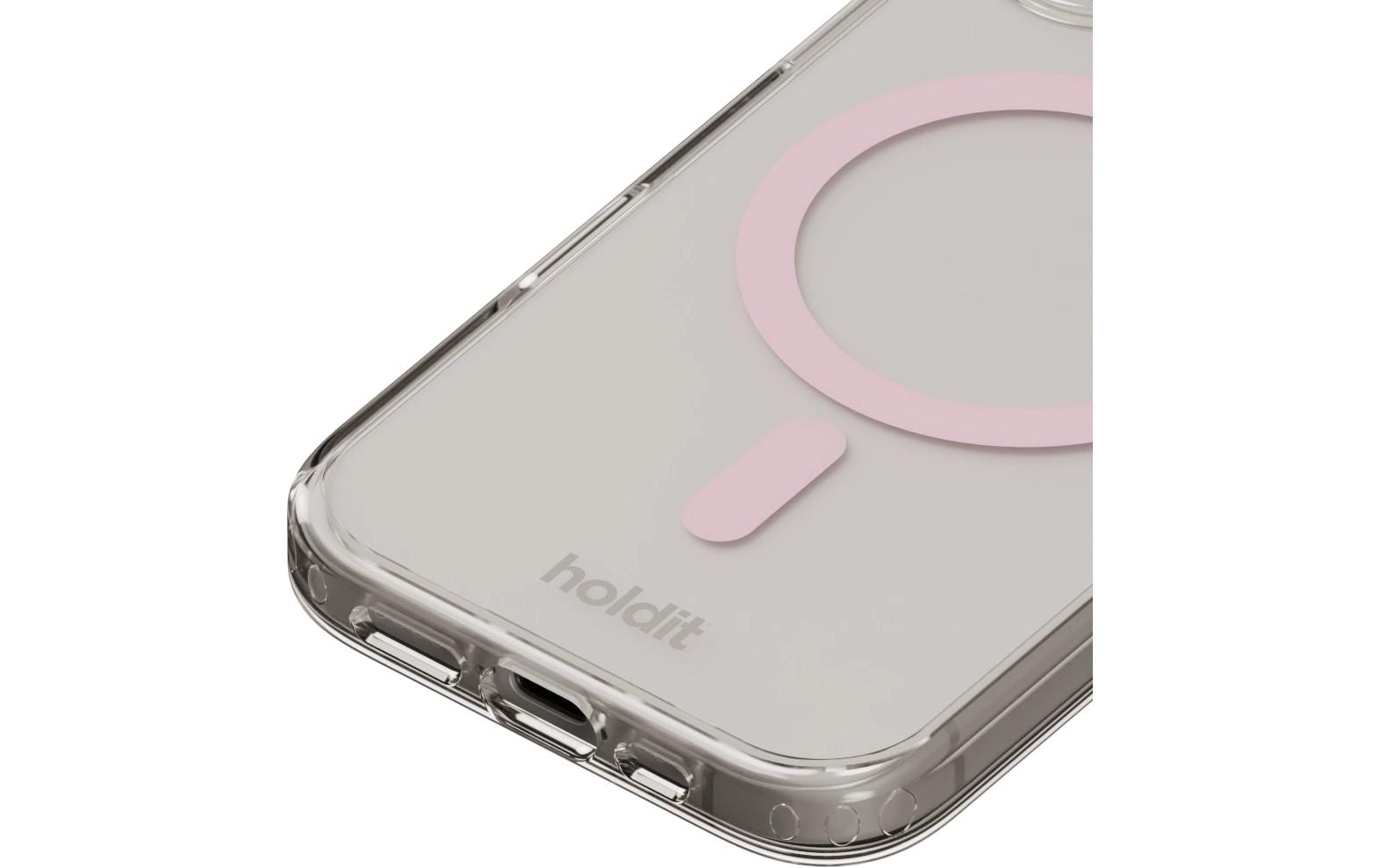 Holdit – Backcover – für Apple iPhone 16 Plus – pink/transparent – MagSafe-kompatibel