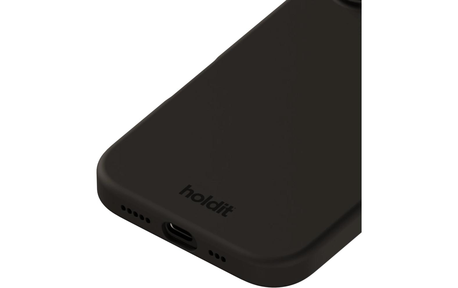 Holdit – Backcover – für Apple iPhone 16 Plus – Schwarz – Silikon